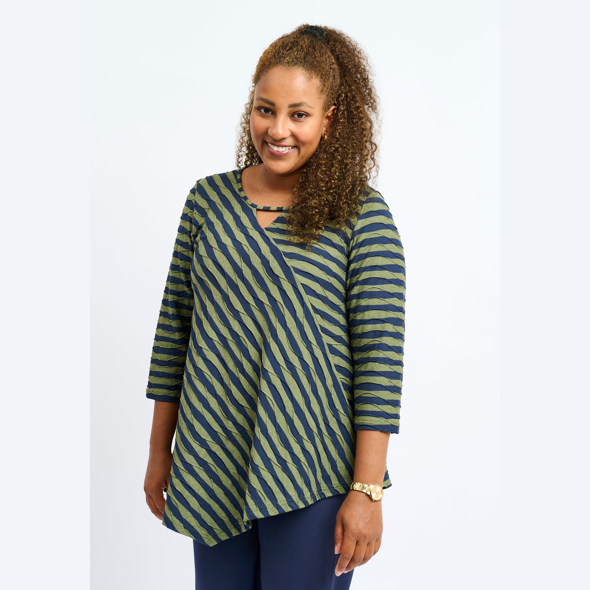 Pont Neuf PNMagrethe Bluser 3620 Forest Green