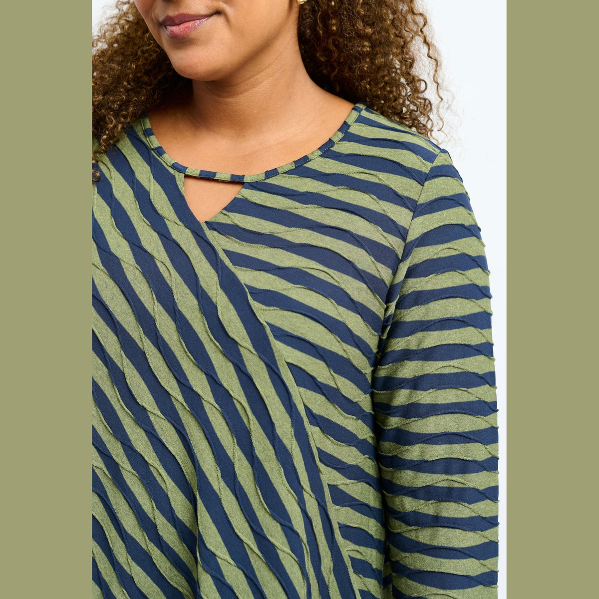 Pont Neuf PNMagrethe Bluser 3620 Forest Green