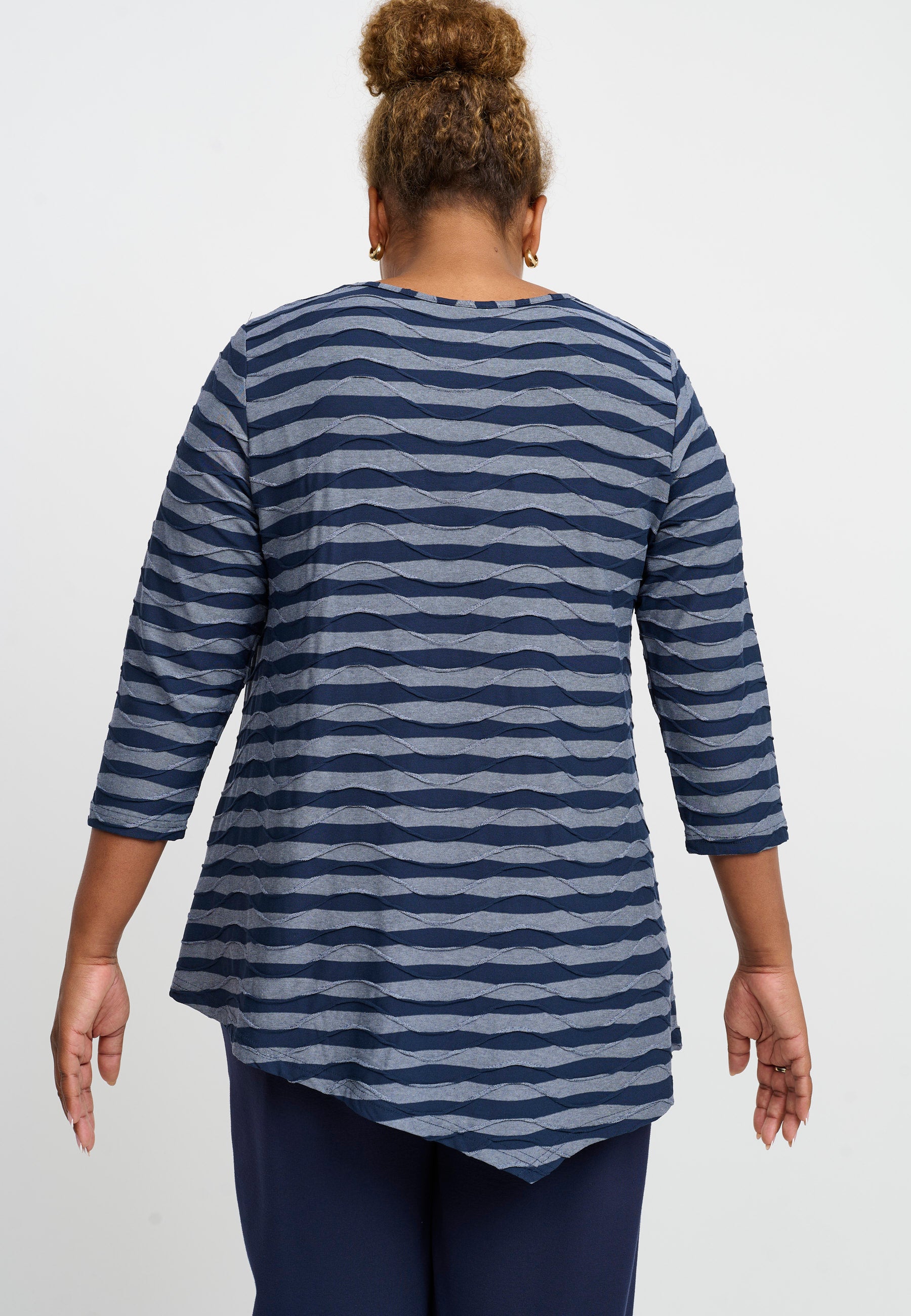 Pont Neuf PNMagrethe Bluser 5555 Steel Blue