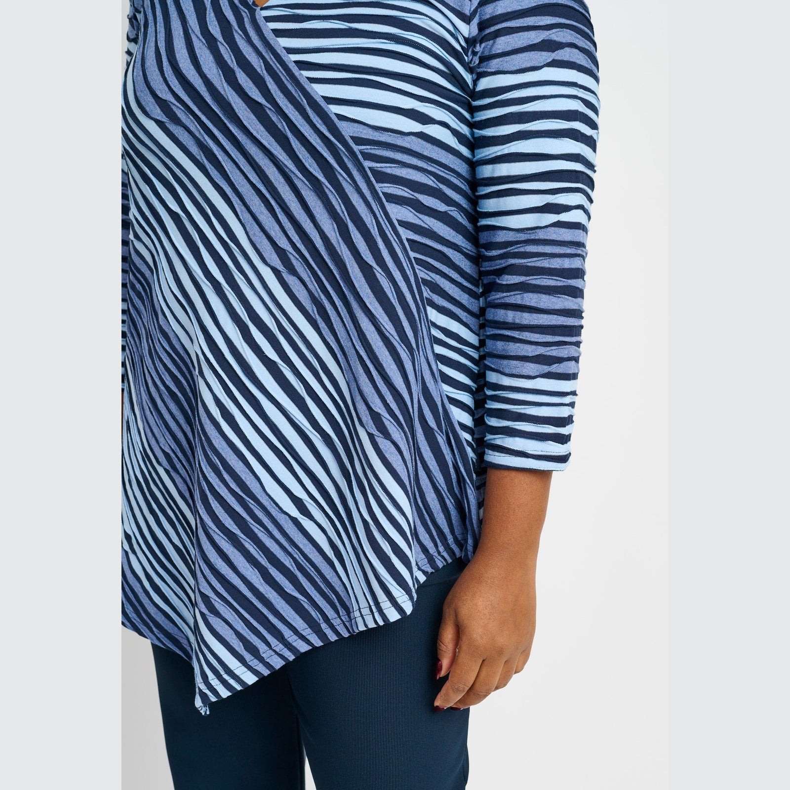 Pont Neuf PNMagrethe Bluser 5300 Cornflower Blue