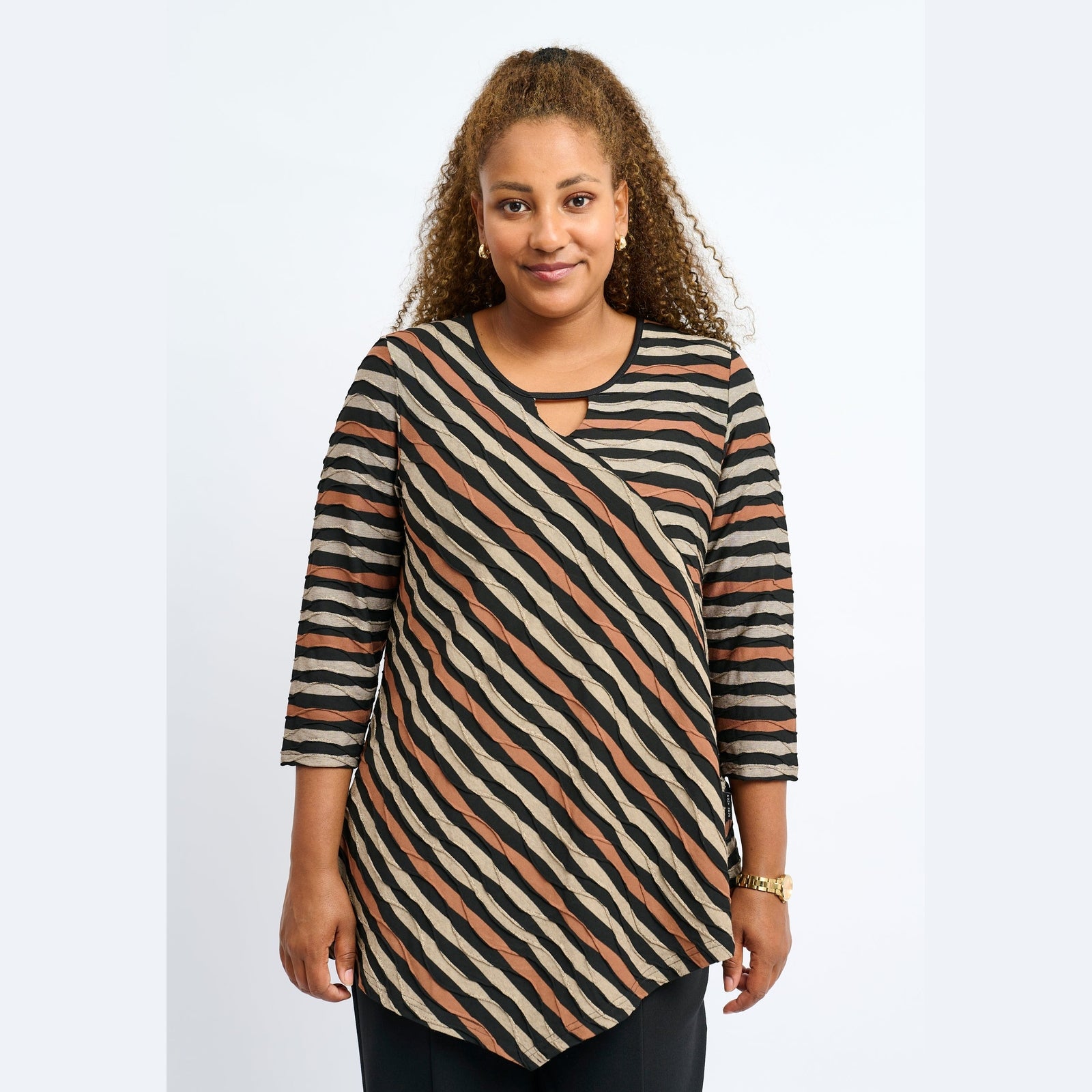 Pont Neuf PNMagrethe Bluser 3372 Toffee