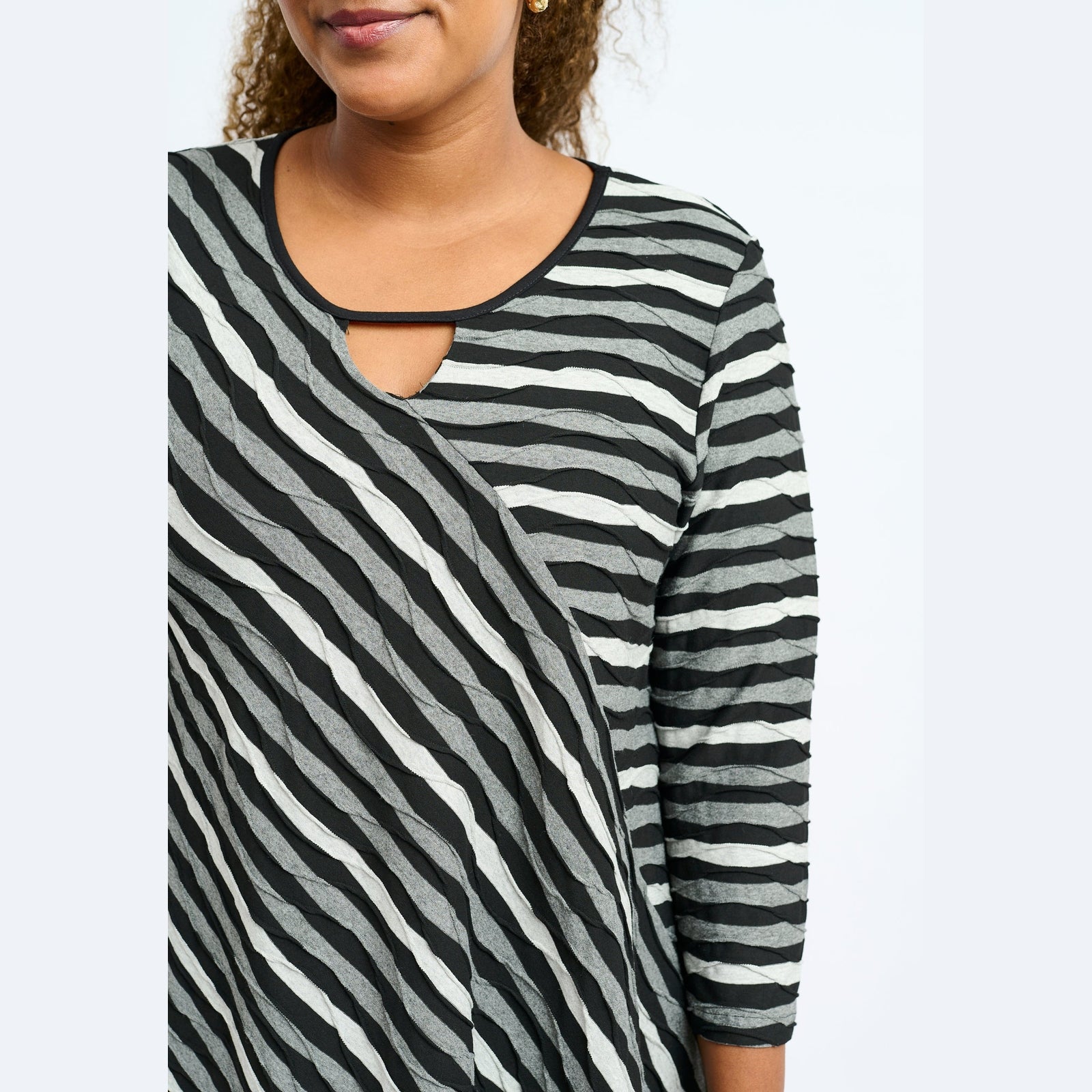 Pont Neuf PNMagrethe Bluser 3940 Steel Grey