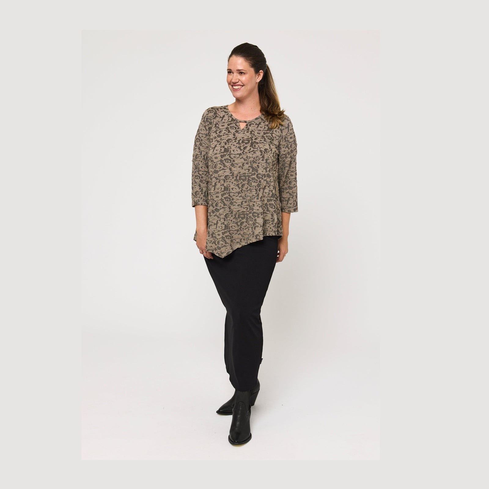 Pont Neuf PNMagrethe Bluser 1300 Taupe