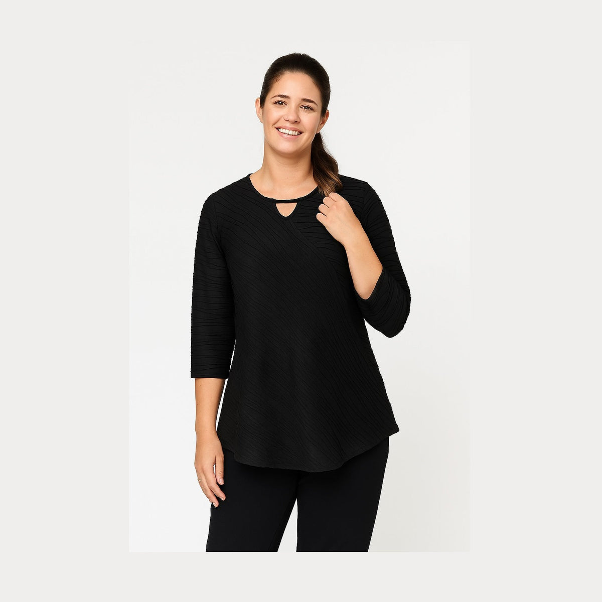 Pont Neuf PNMagrethe Bluser 9999 BLACK