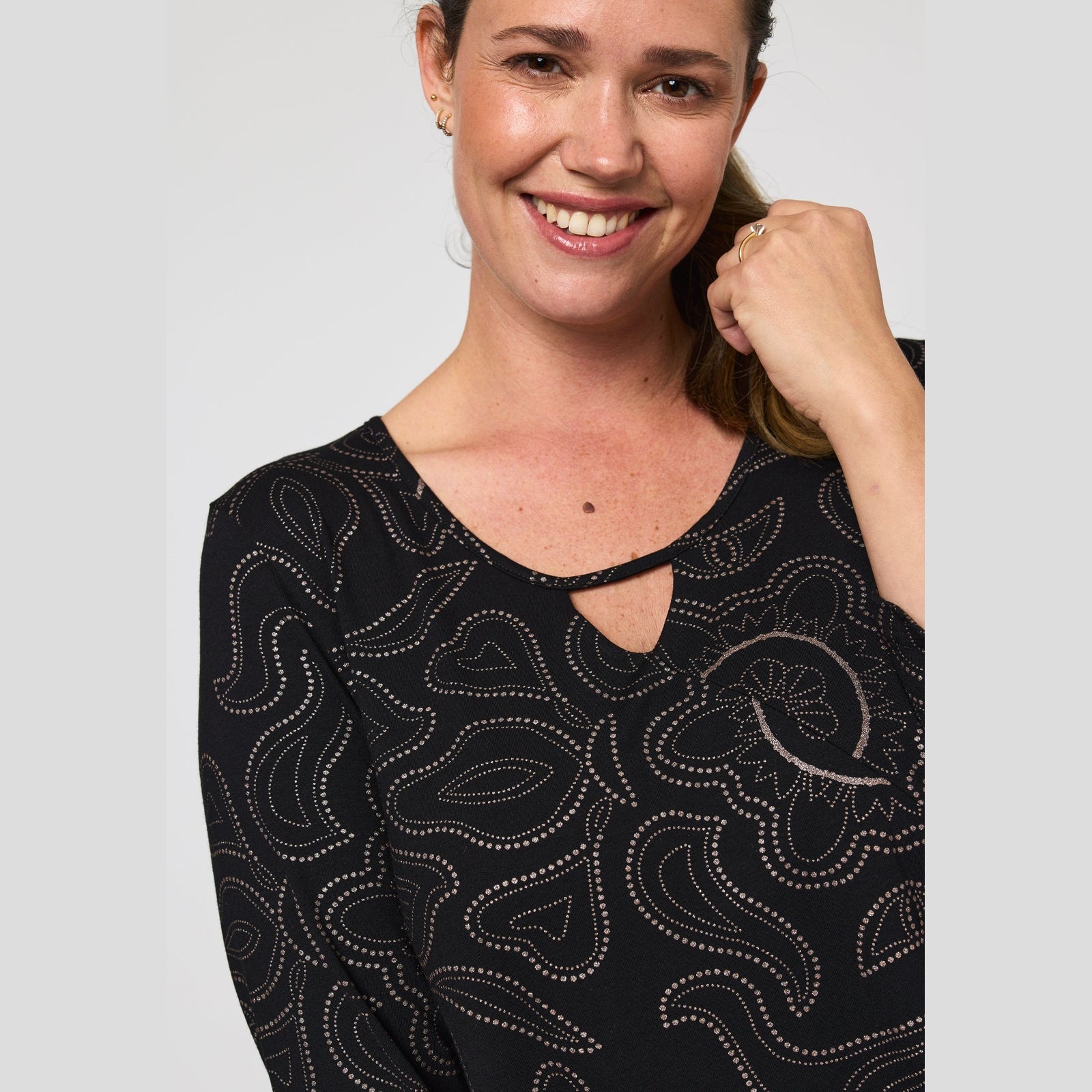 Pont Neuf PNMagrethe Bluser 9999 BLACK