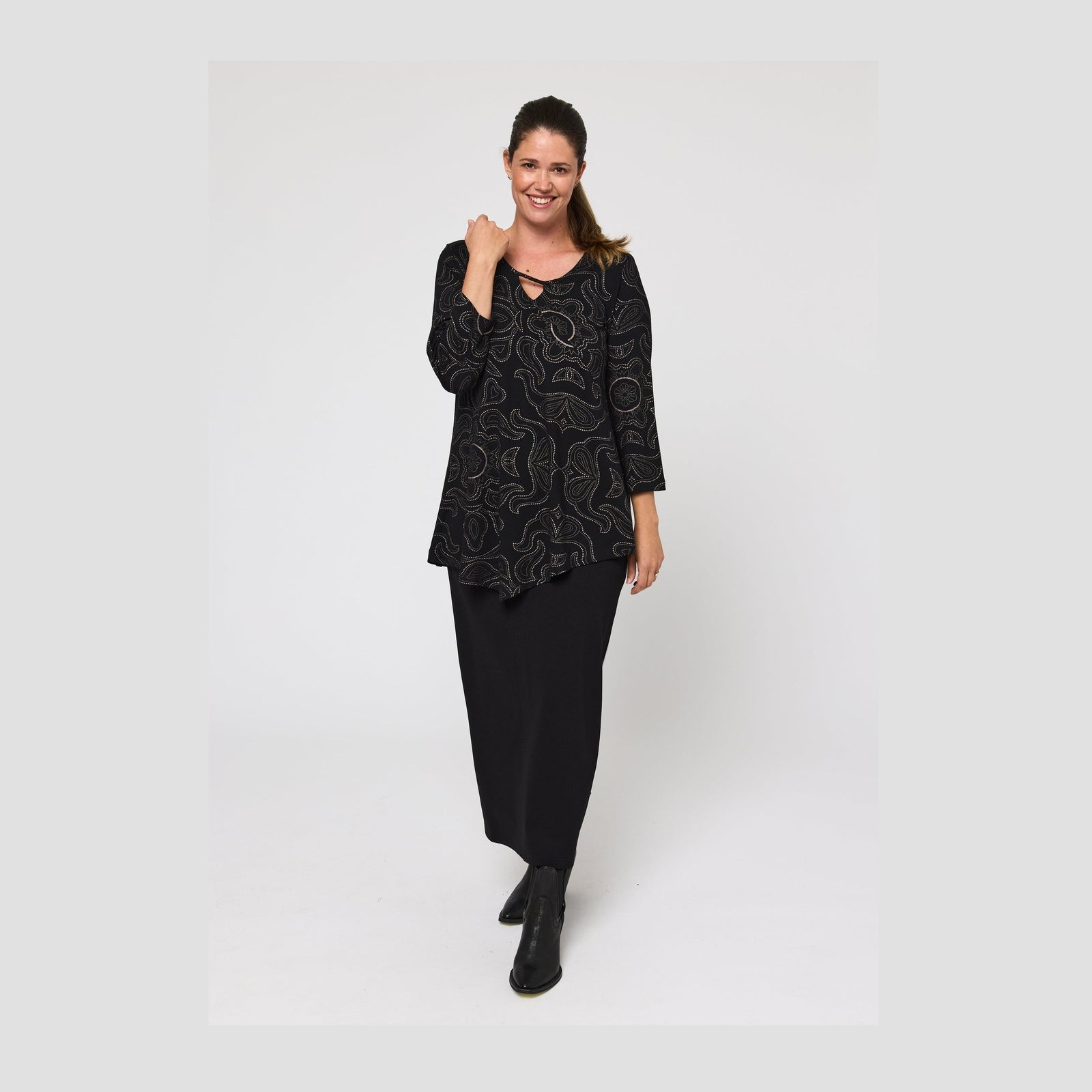 Pont Neuf PNMagrethe Bluser 9999 BLACK