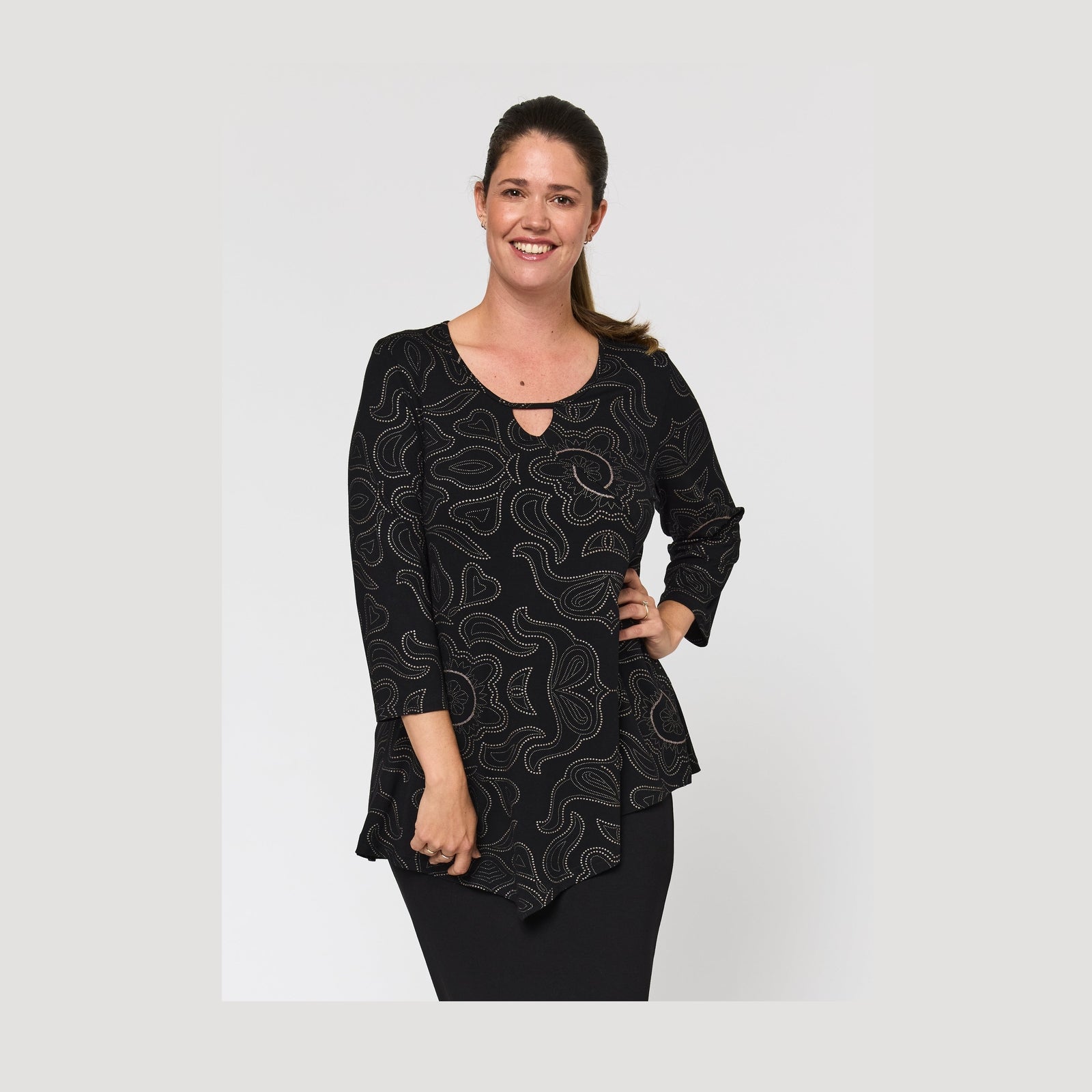 Pont Neuf PNMagrethe Bluser 9999 BLACK