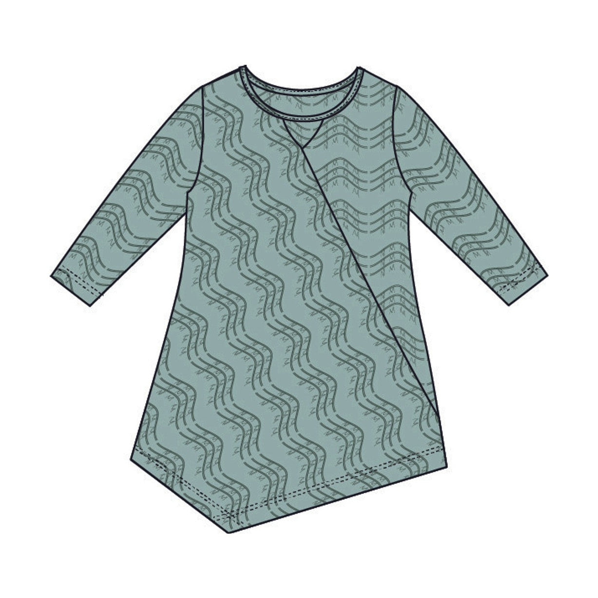 Pont Neuf PNMagrethe Bluser 3350 Faded green
