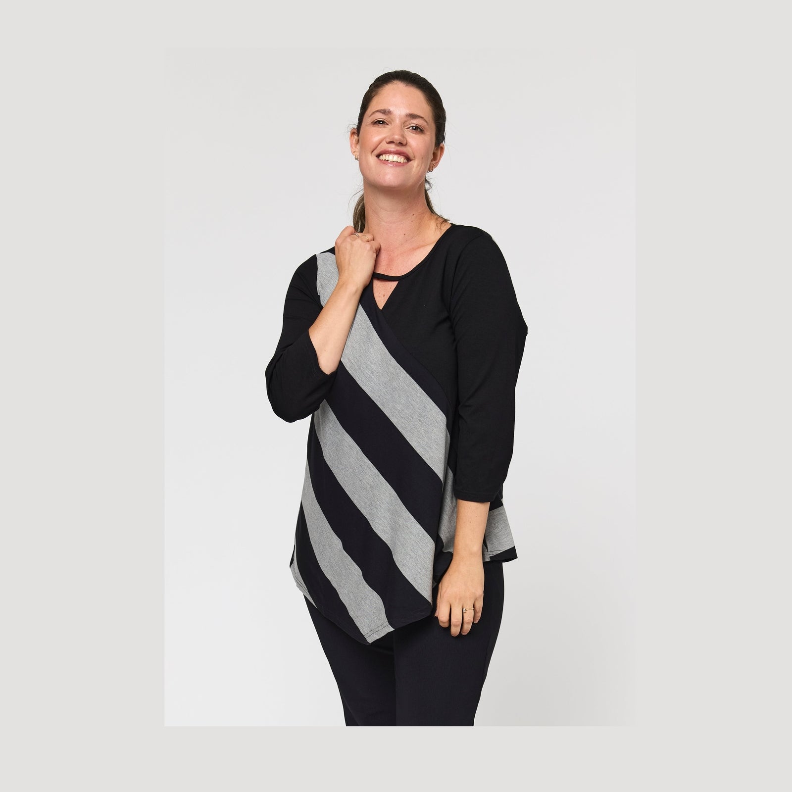 Pont Neuf PNMagrethe Toppe 913 Grey melange