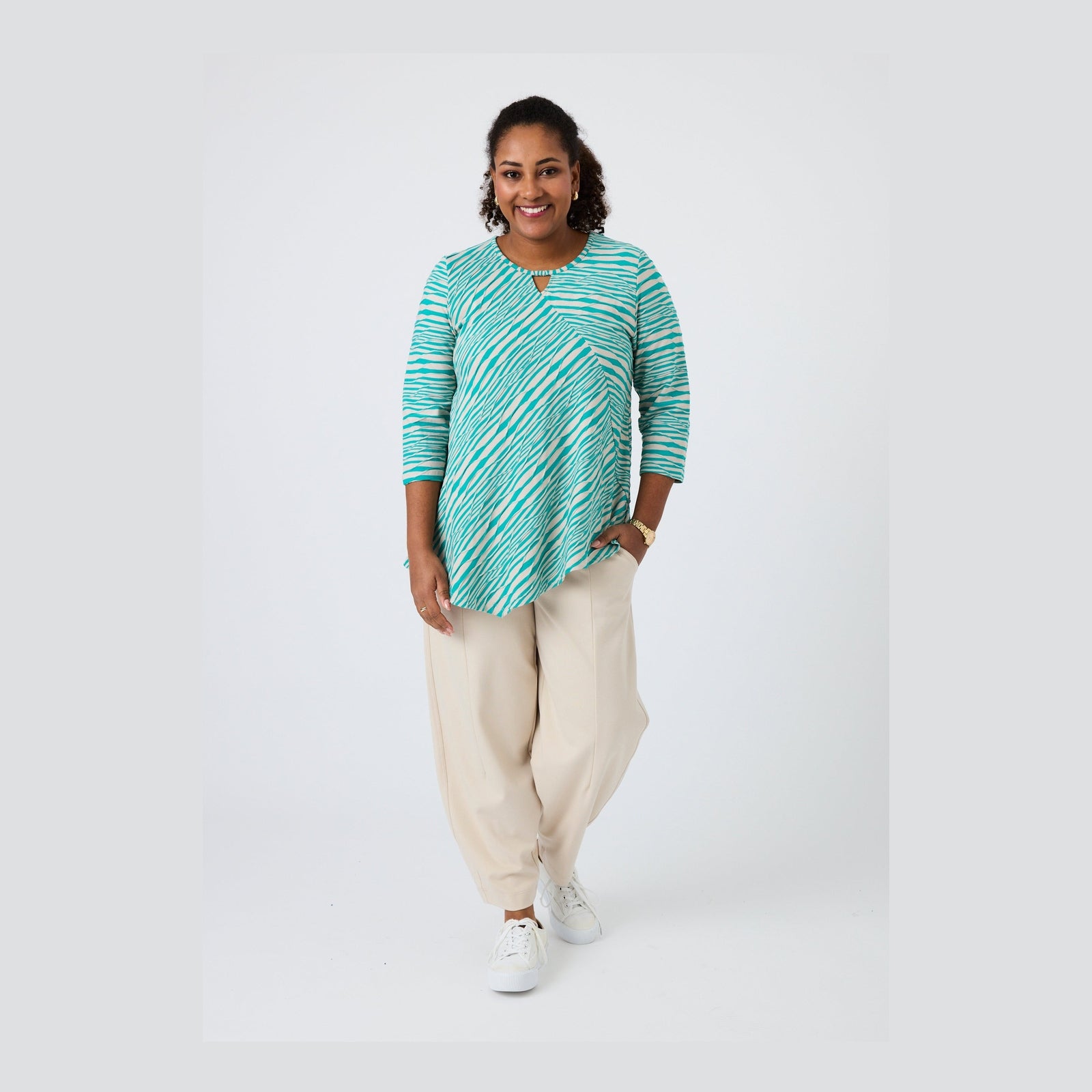 Pont Neuf PNMagrethe Toppe 3480 Aqua Green