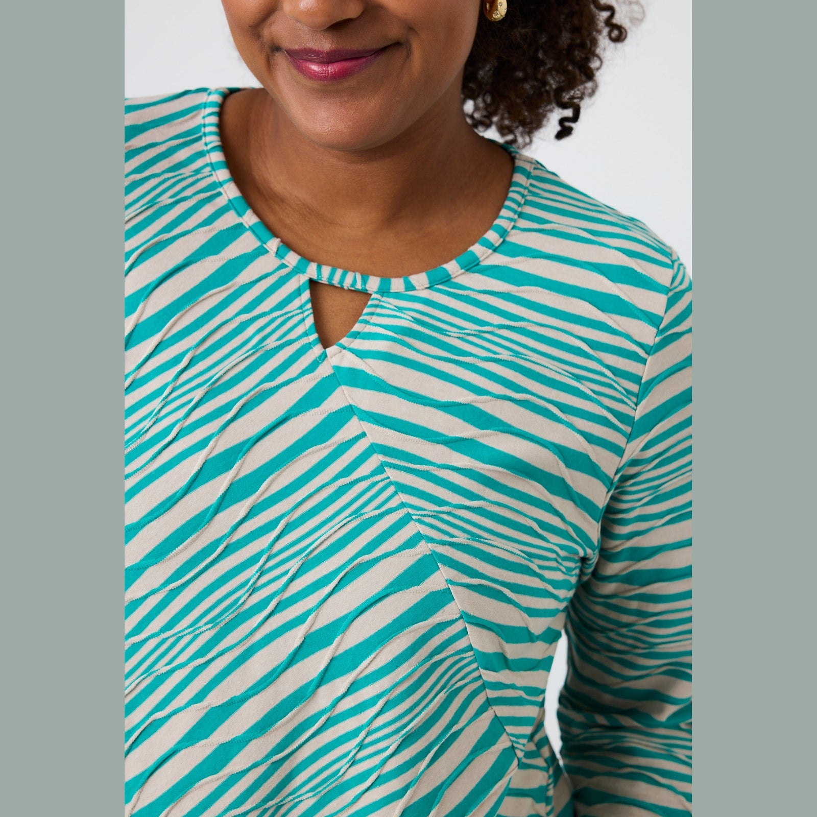 Pont Neuf PNMagrethe Toppe 3480 Aqua Green