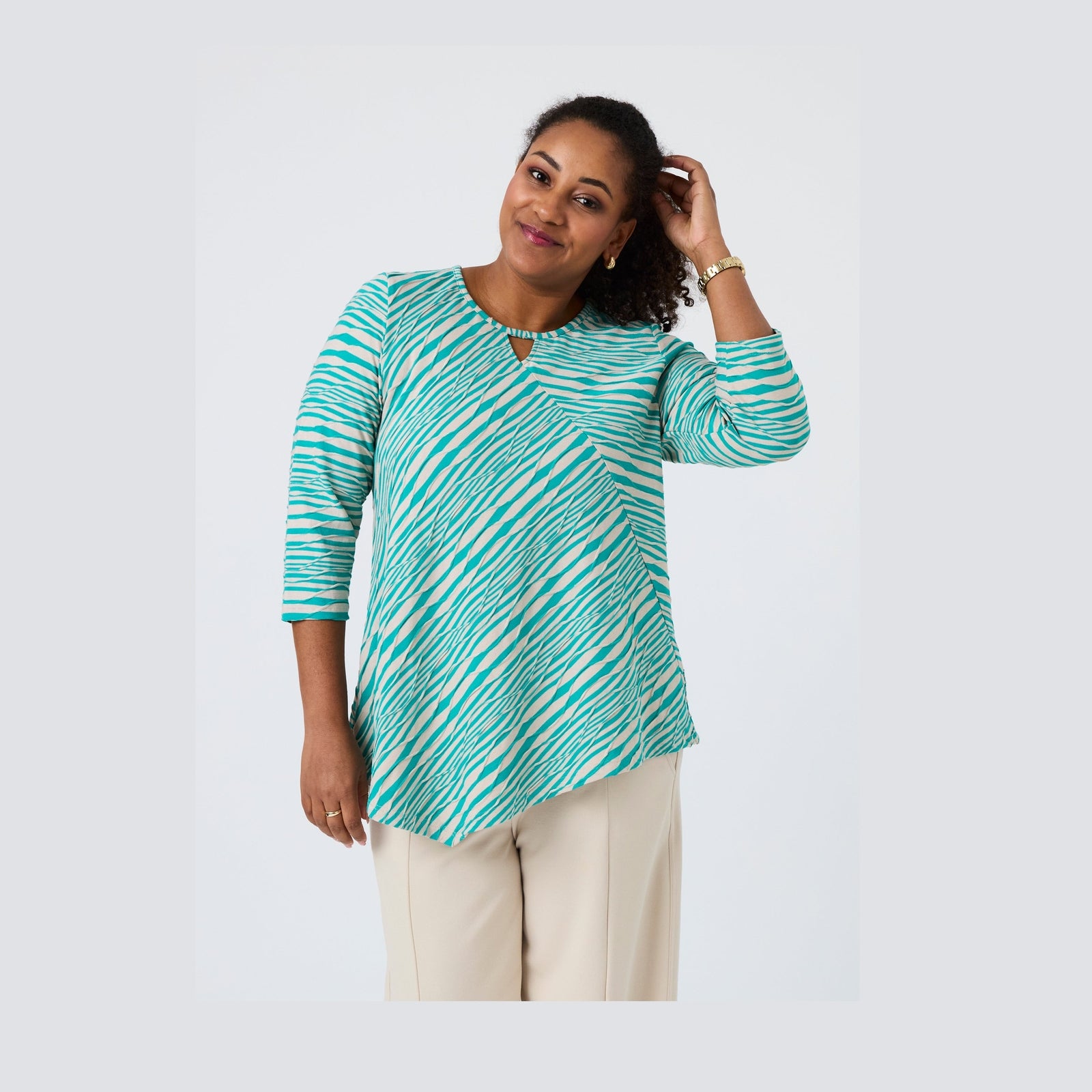 Pont Neuf PNMagrethe Toppe 3480 Aqua Green