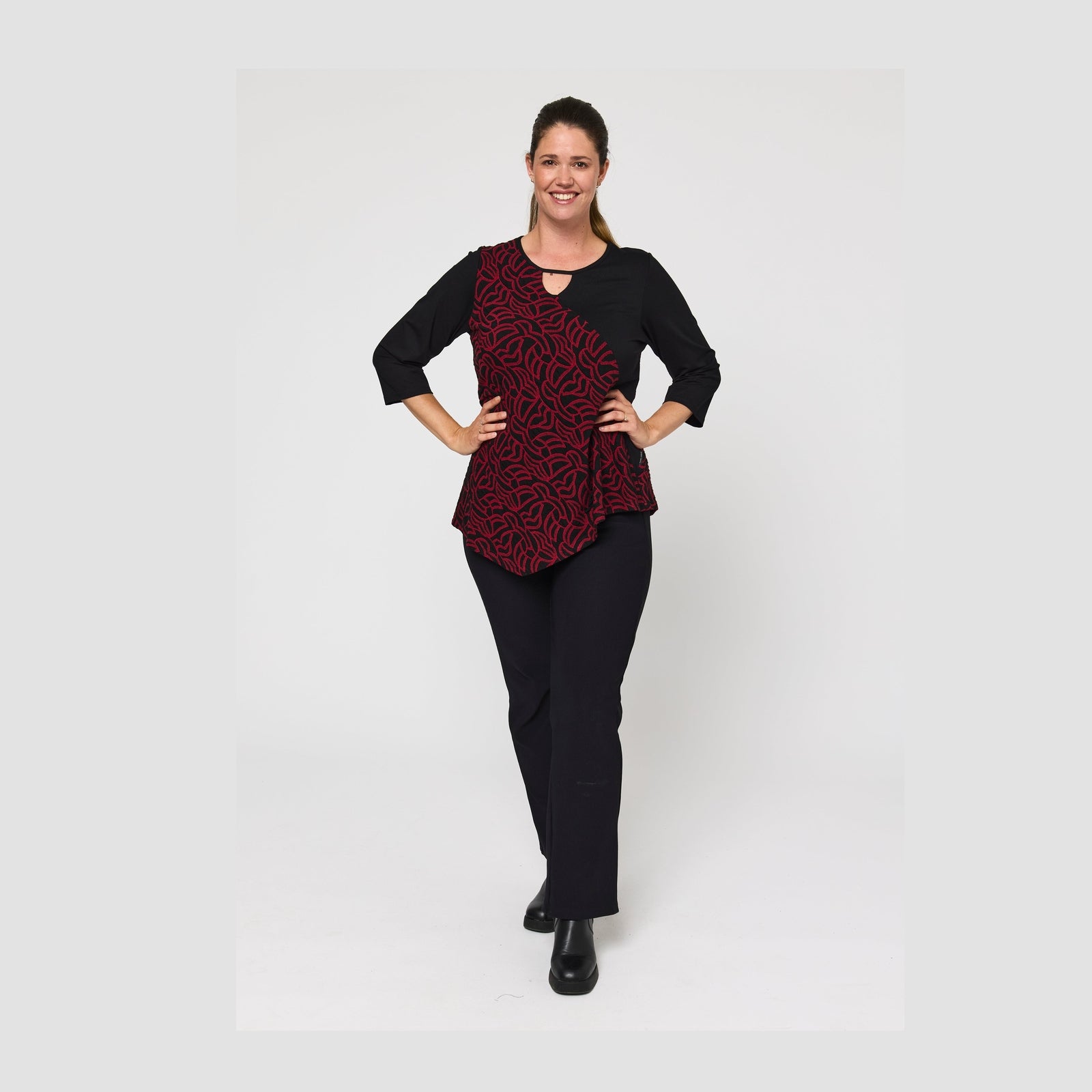 Pont Neuf PNMagrethe Tunikaer 2600 Deep Red