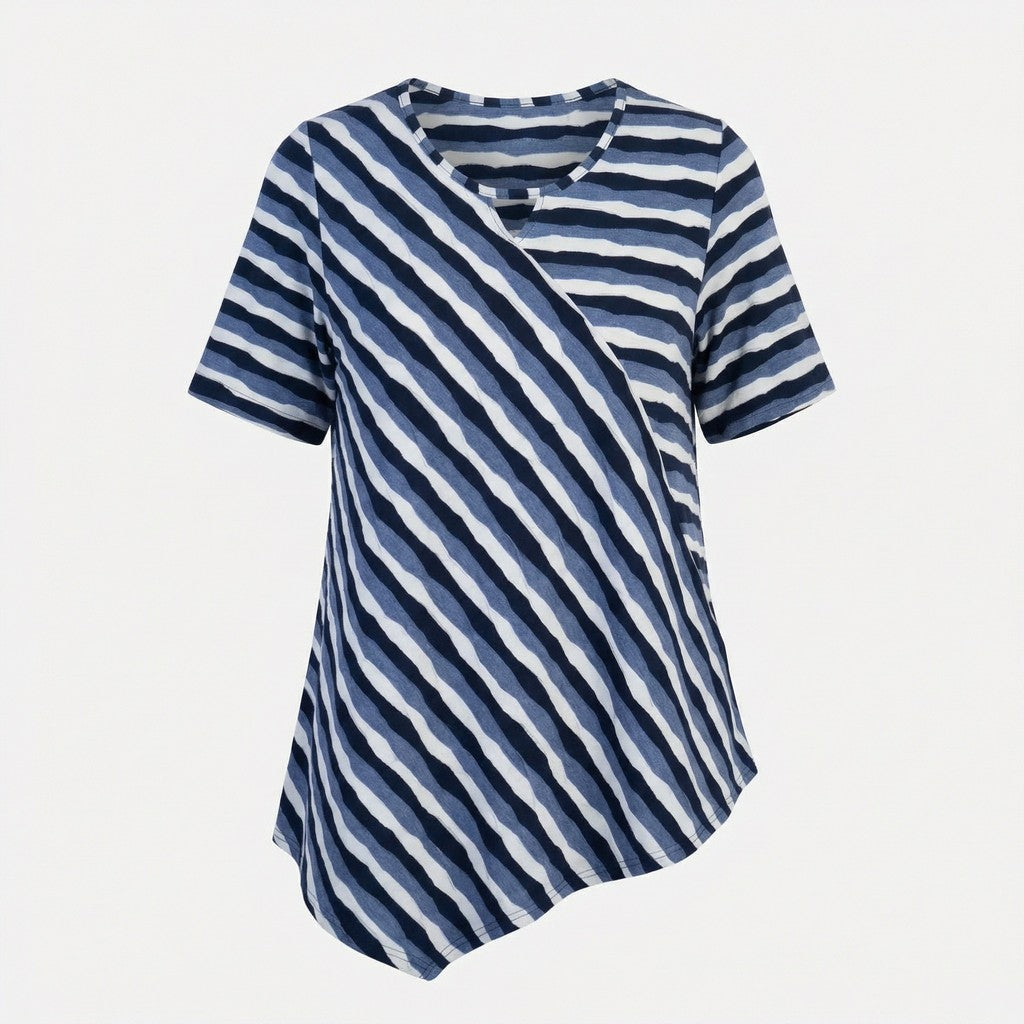 Pont Neuf PNMagrethe Sia Bluser 5275 Denim blue