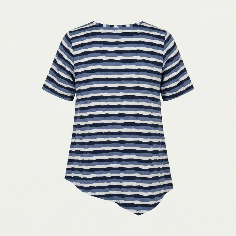 Pont Neuf PNMagrethe Sia Bluser 5275 Denim blue