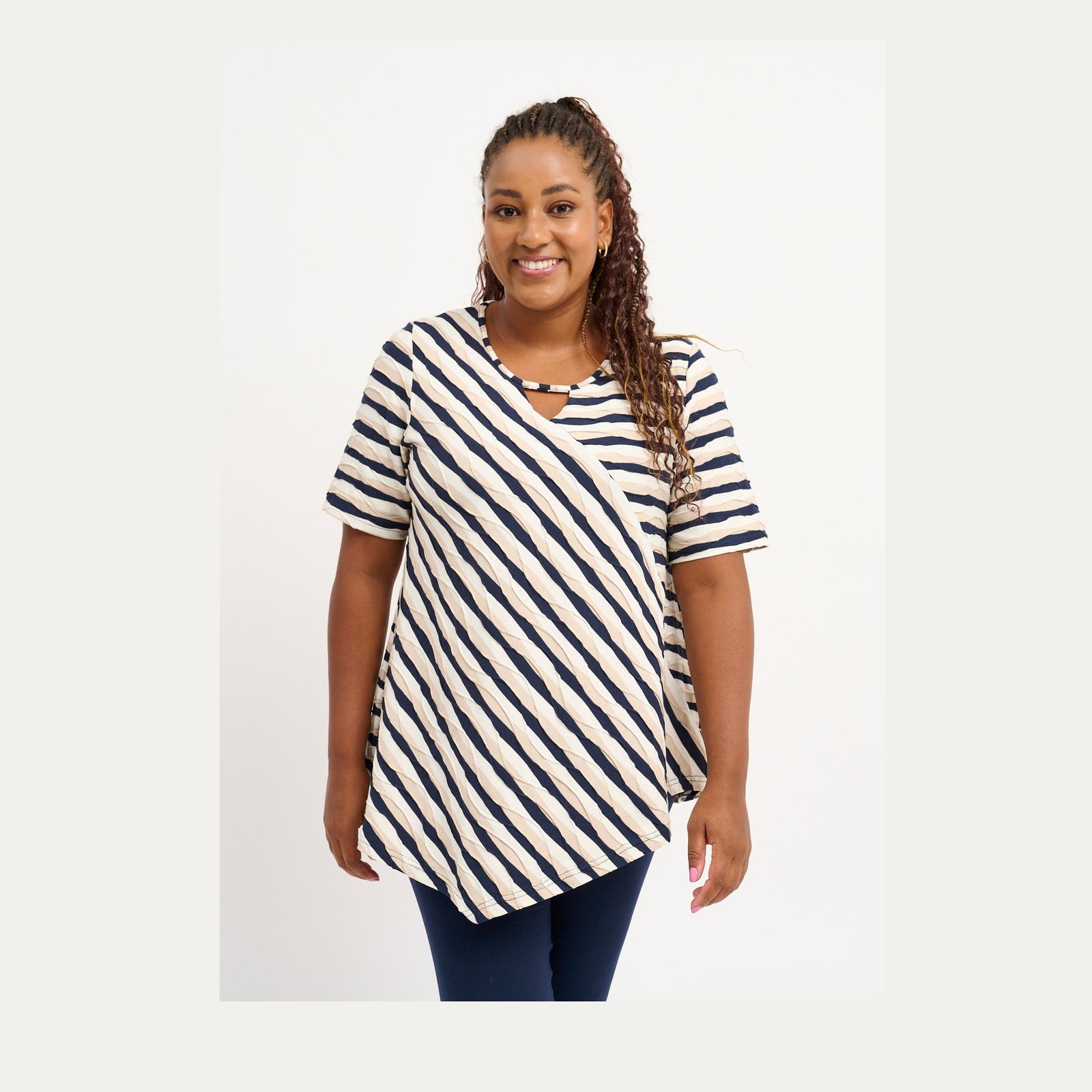 Pont Neuf PNMagrethe Sia Bluser 5999 NAVY BLUE
