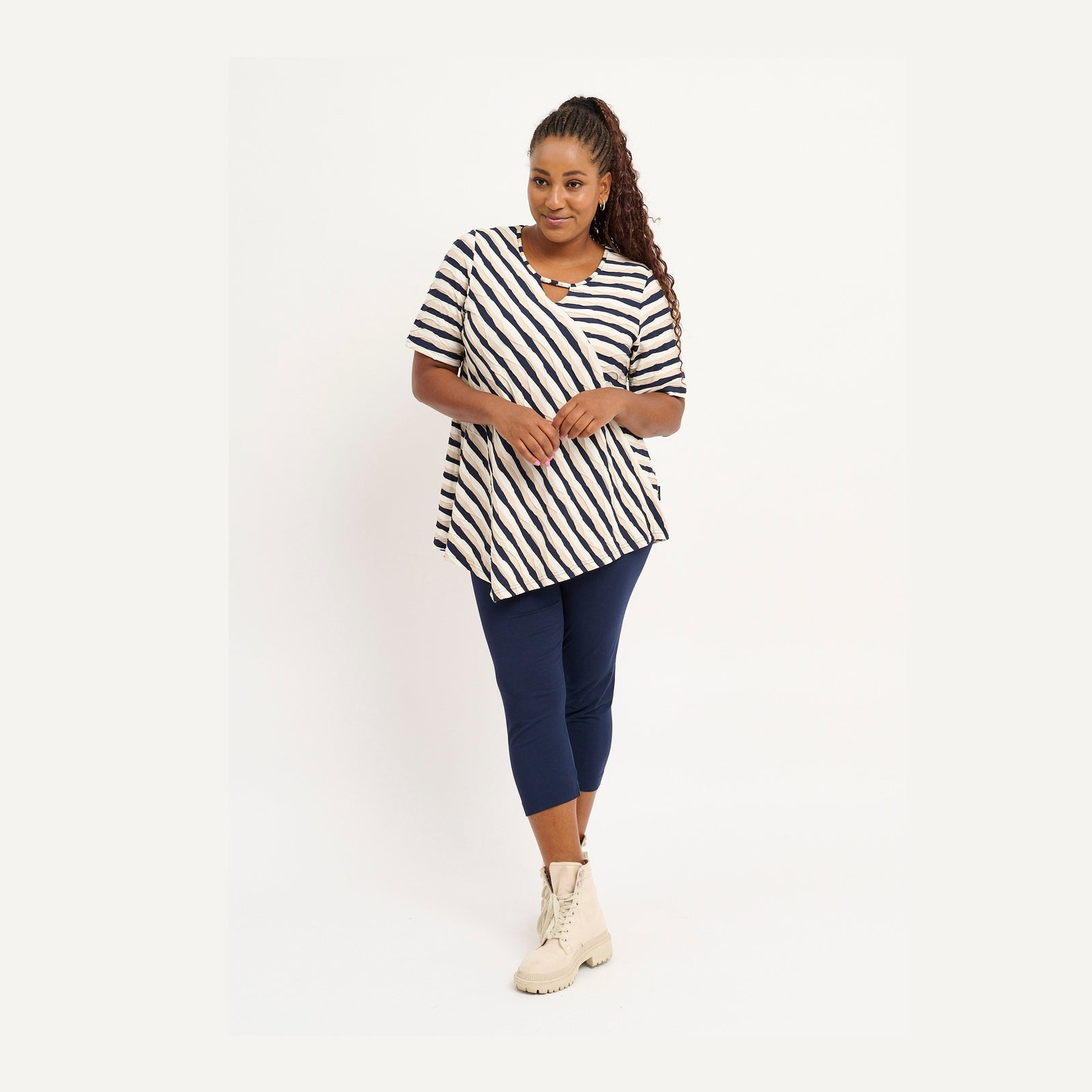 Pont Neuf PNMagrethe Sia Bluser 5999 NAVY BLUE