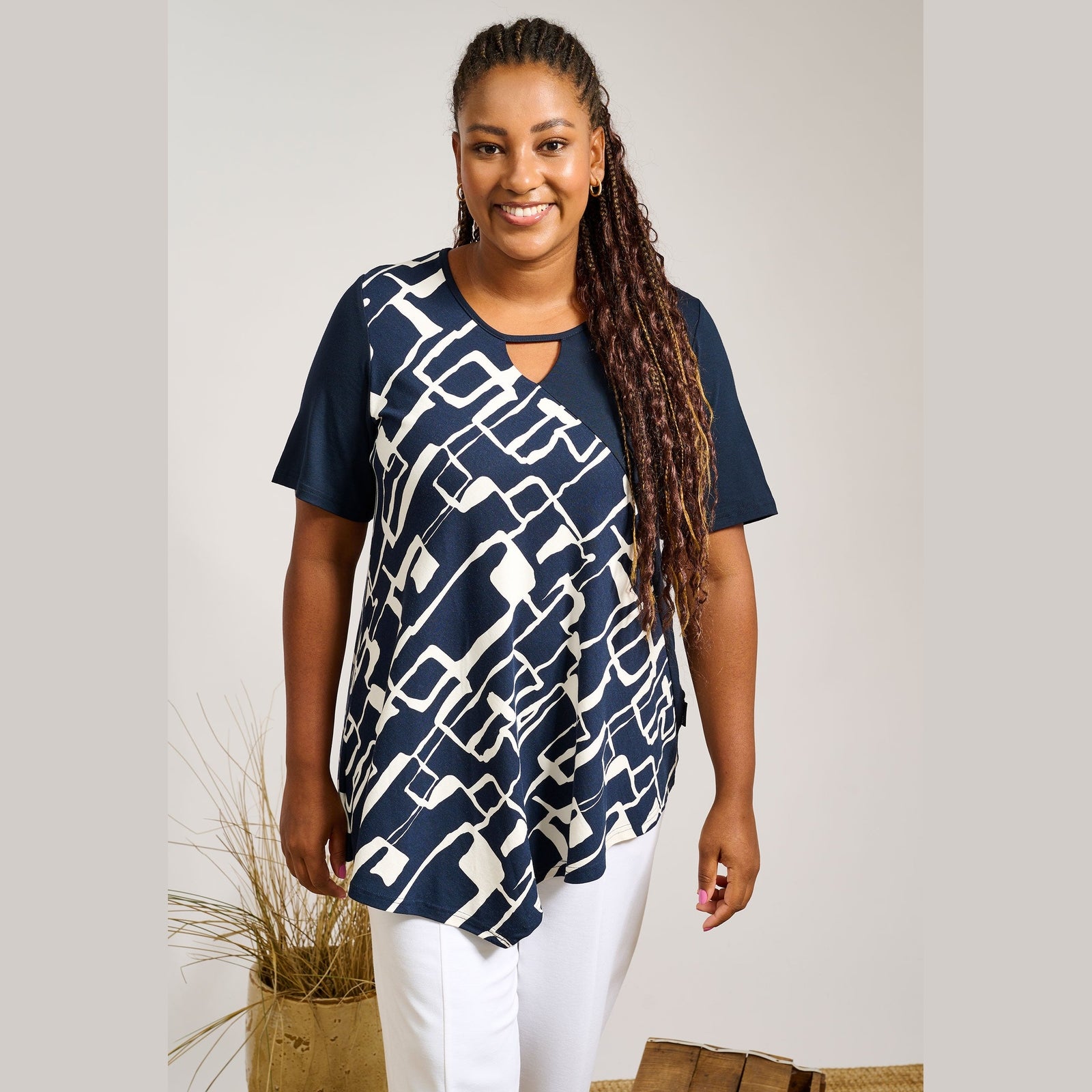 Pont Neuf PNMagrethe Sia Bluser 5999 NAVY BLUE