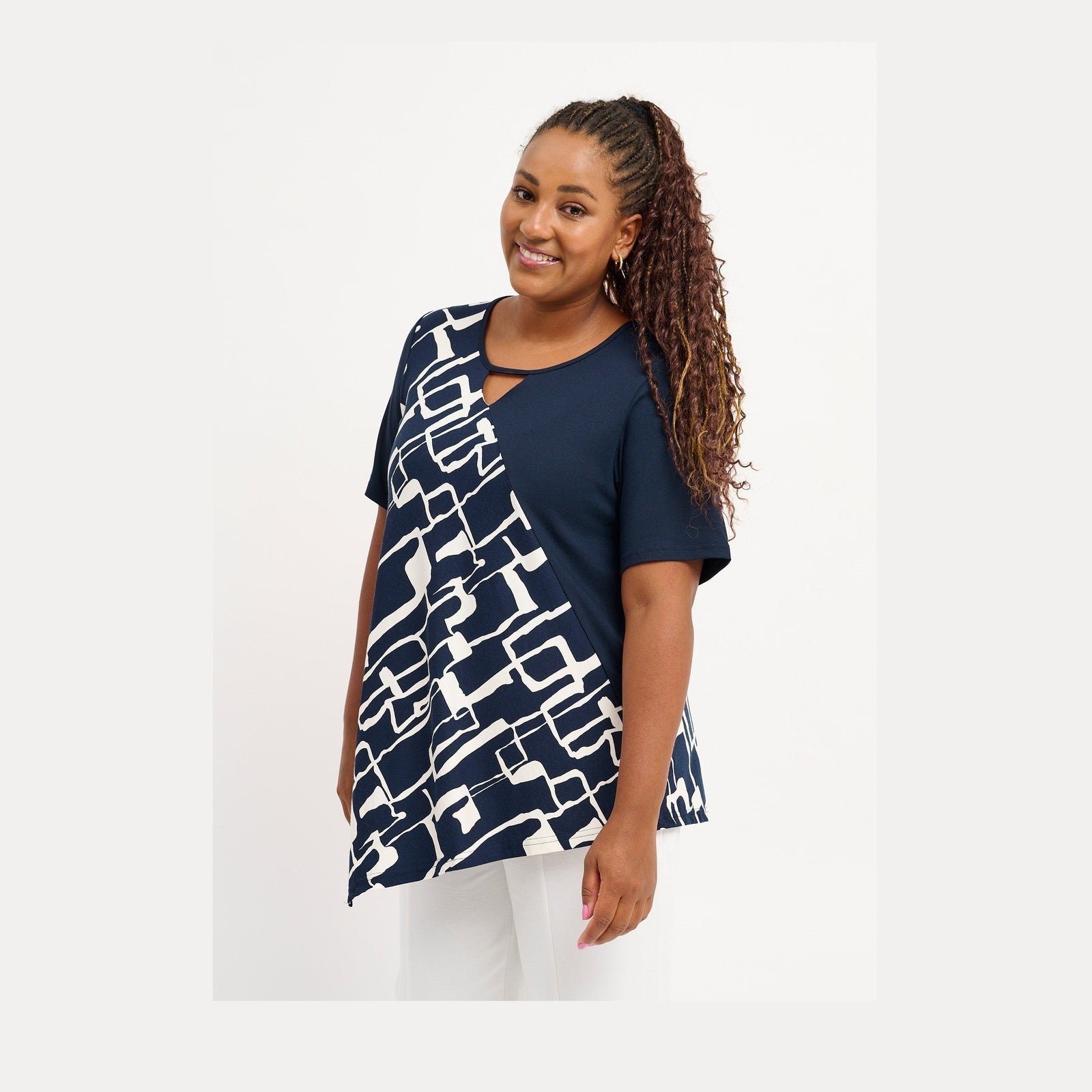 Pont Neuf PNMagrethe Sia Bluser 5999 NAVY BLUE