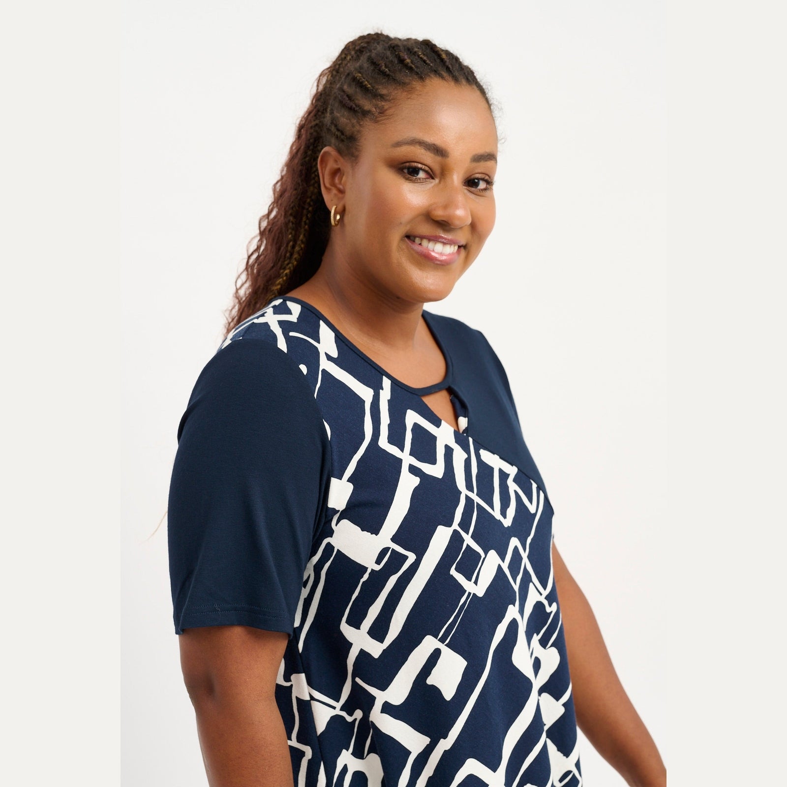 Pont Neuf PNMagrethe Sia Bluser 5999 NAVY BLUE