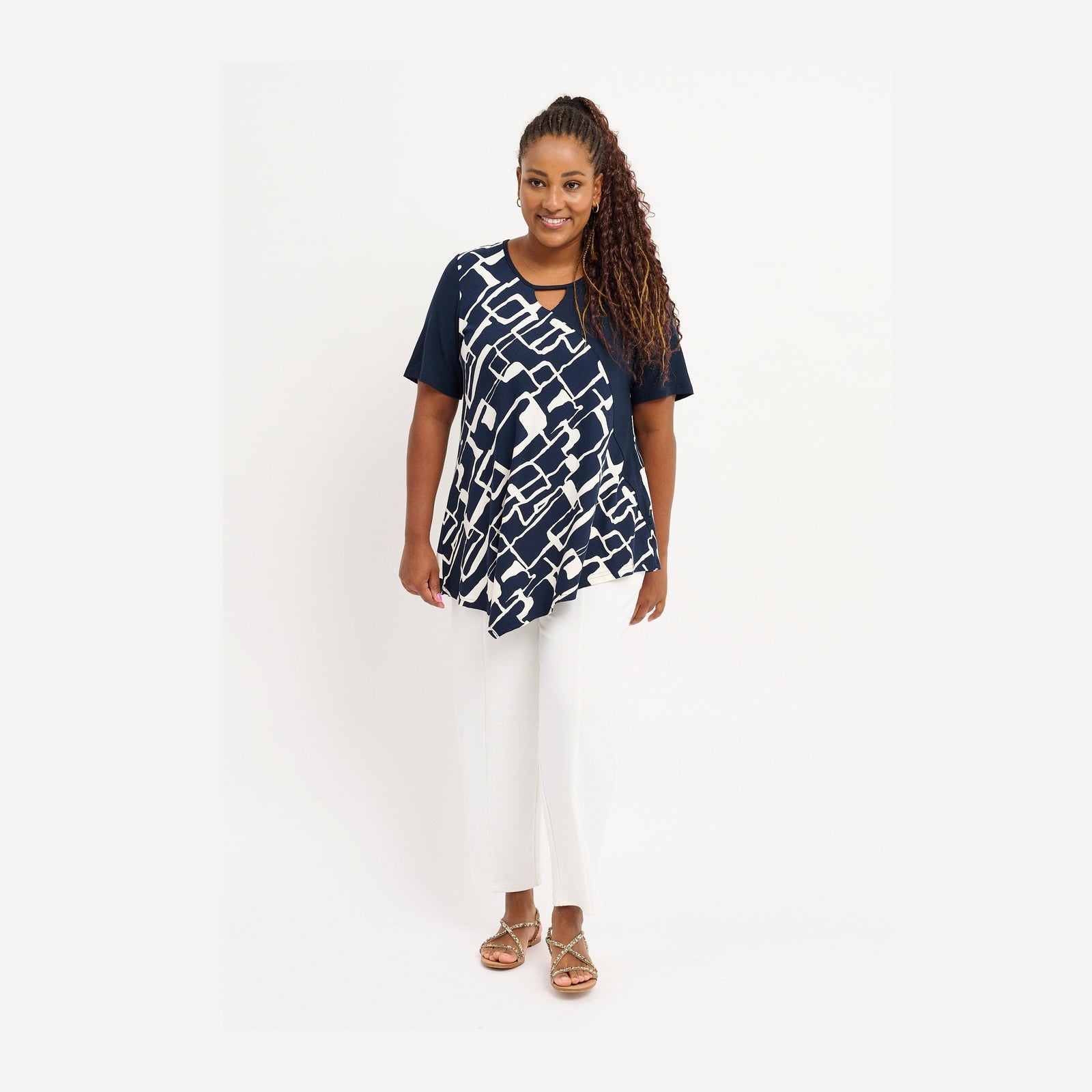 Pont Neuf PNMagrethe Sia Bluser 5999 NAVY BLUE