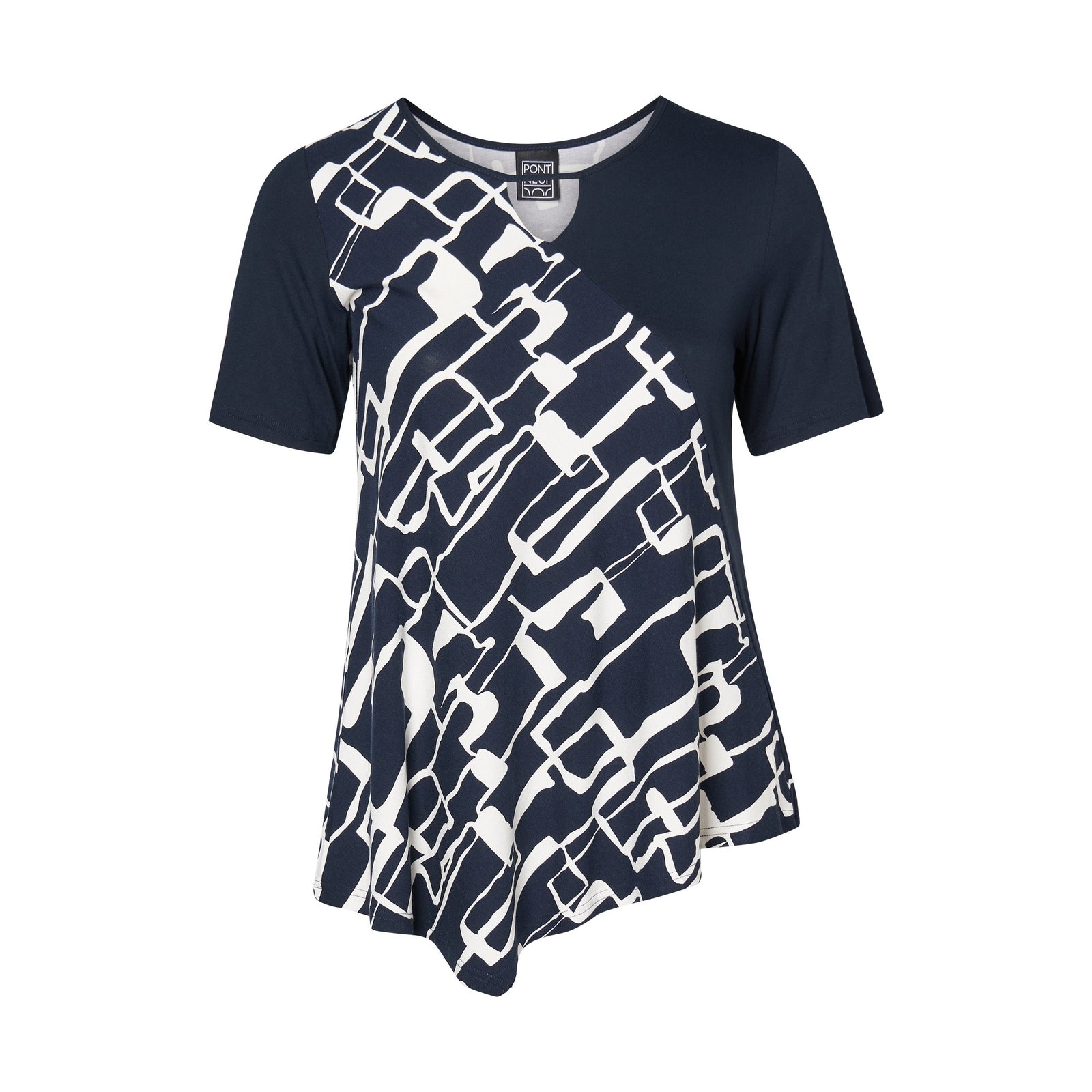 Pont Neuf PNMagrethe Sia Bluser 5999 NAVY BLUE