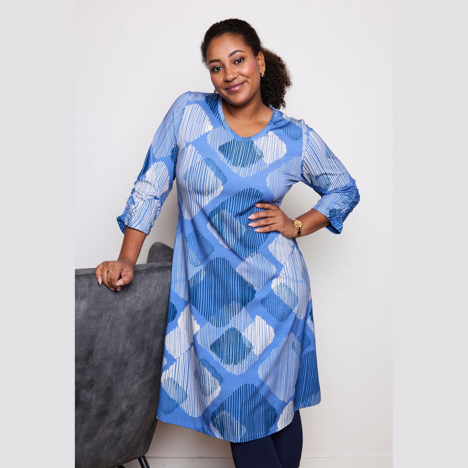 Pont Neuf PNMarla Kjoler 5275 Denim blue