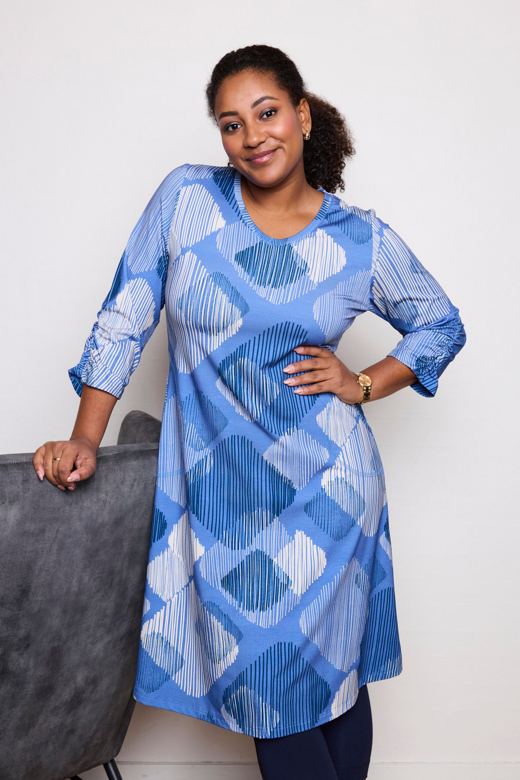 Pont Neuf PNMarla Kjoler 5275 Denim blue