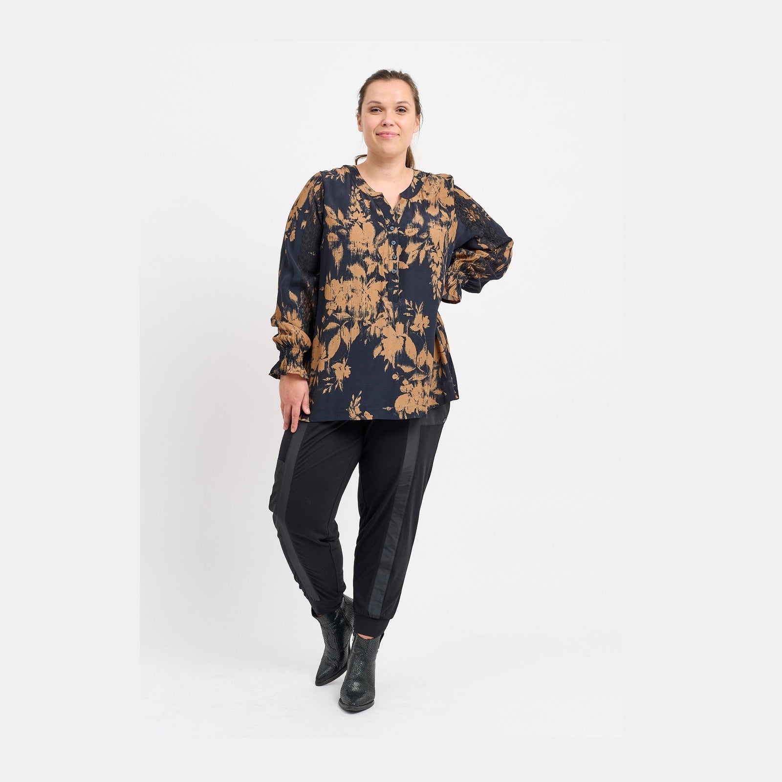 Pont Neuf PNMasja Bluser 4901 Warm Ochre