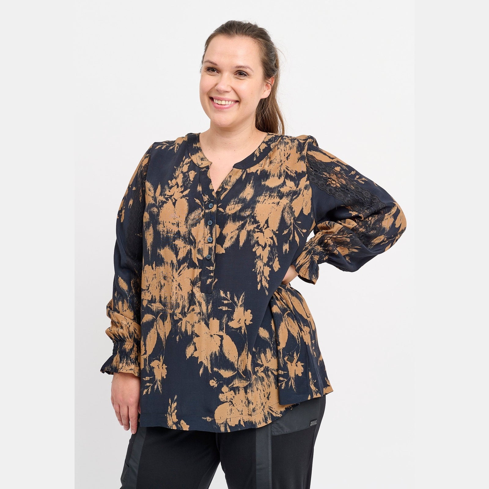 Pont Neuf PNMasja Bluser 4901 Warm Ochre