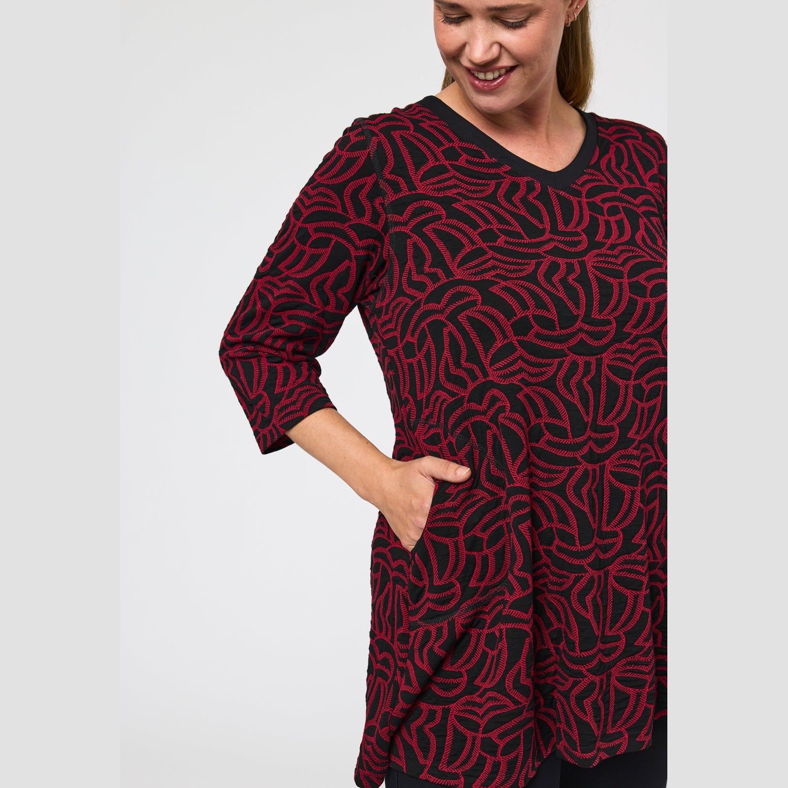 Pont Neuf PNMelina Tunikaer 2600 Deep Red