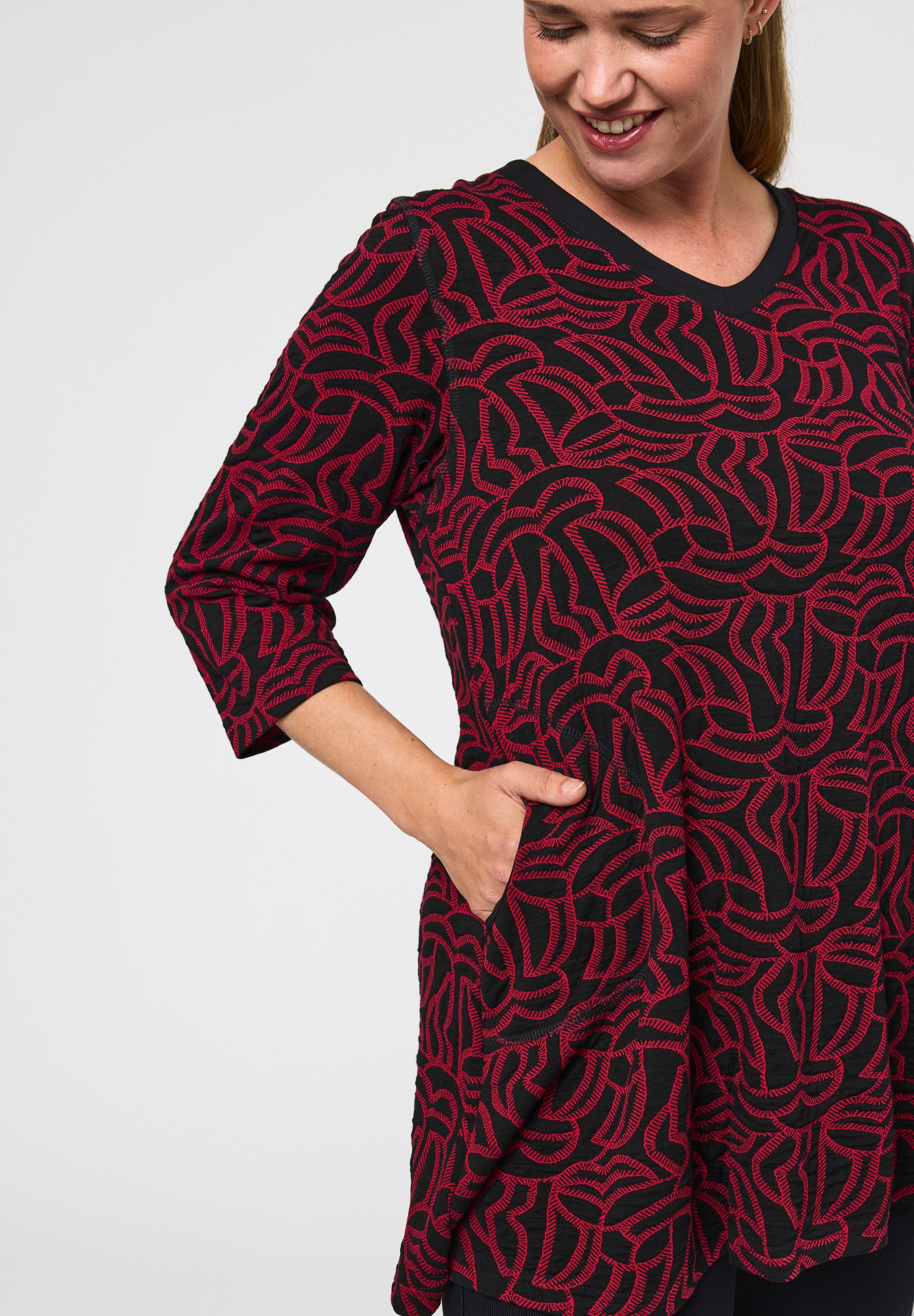 Pont Neuf PNMelina Tunikaer 2600 Deep Red