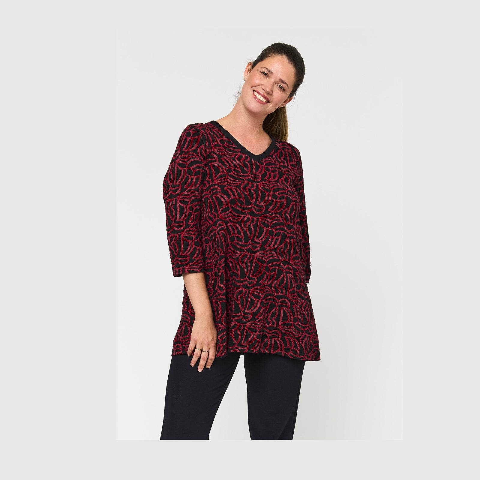 Pont Neuf PNMelina Tunikaer 2600 Deep Red