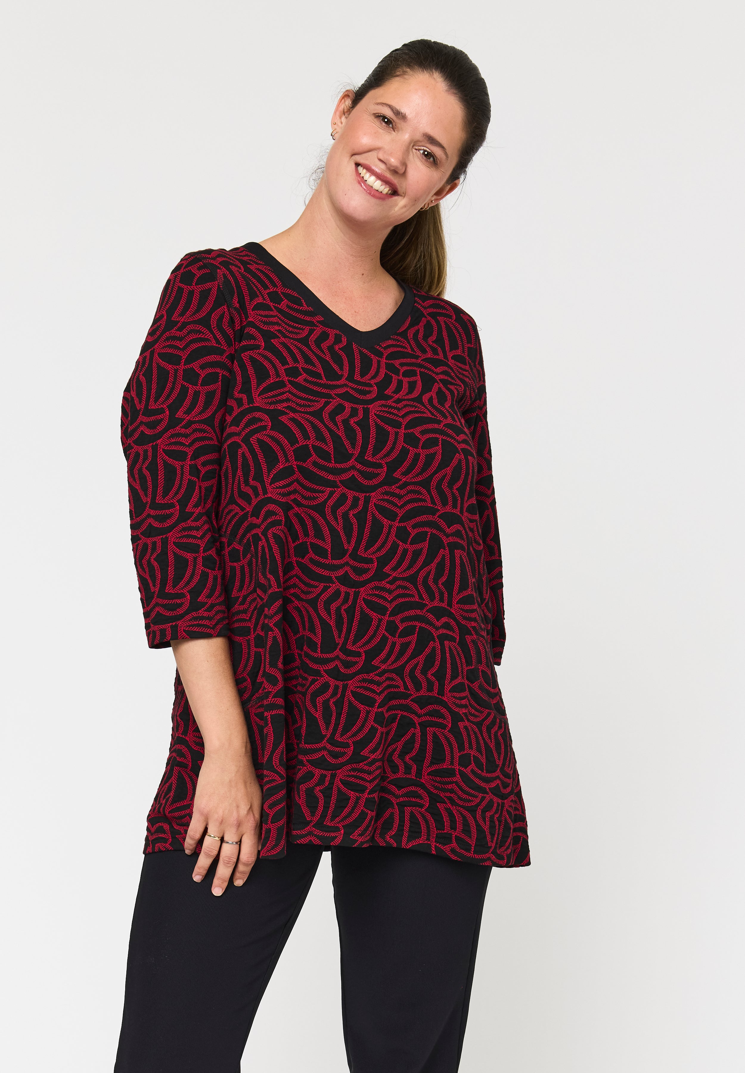 Pont Neuf PNMelina Tunikaer 2600 Deep Red