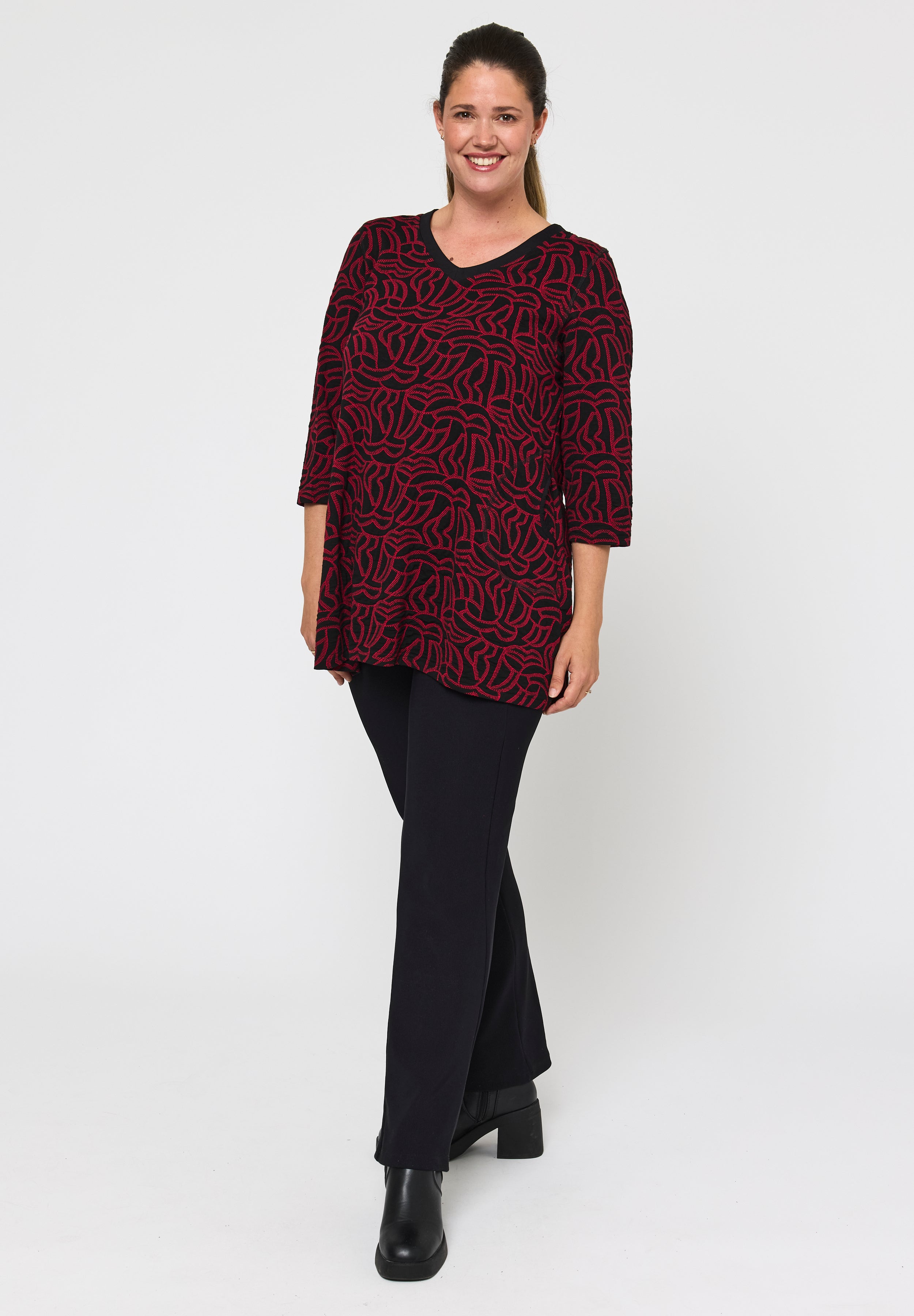 Pont Neuf PNMelina Tunikaer 2600 Deep Red