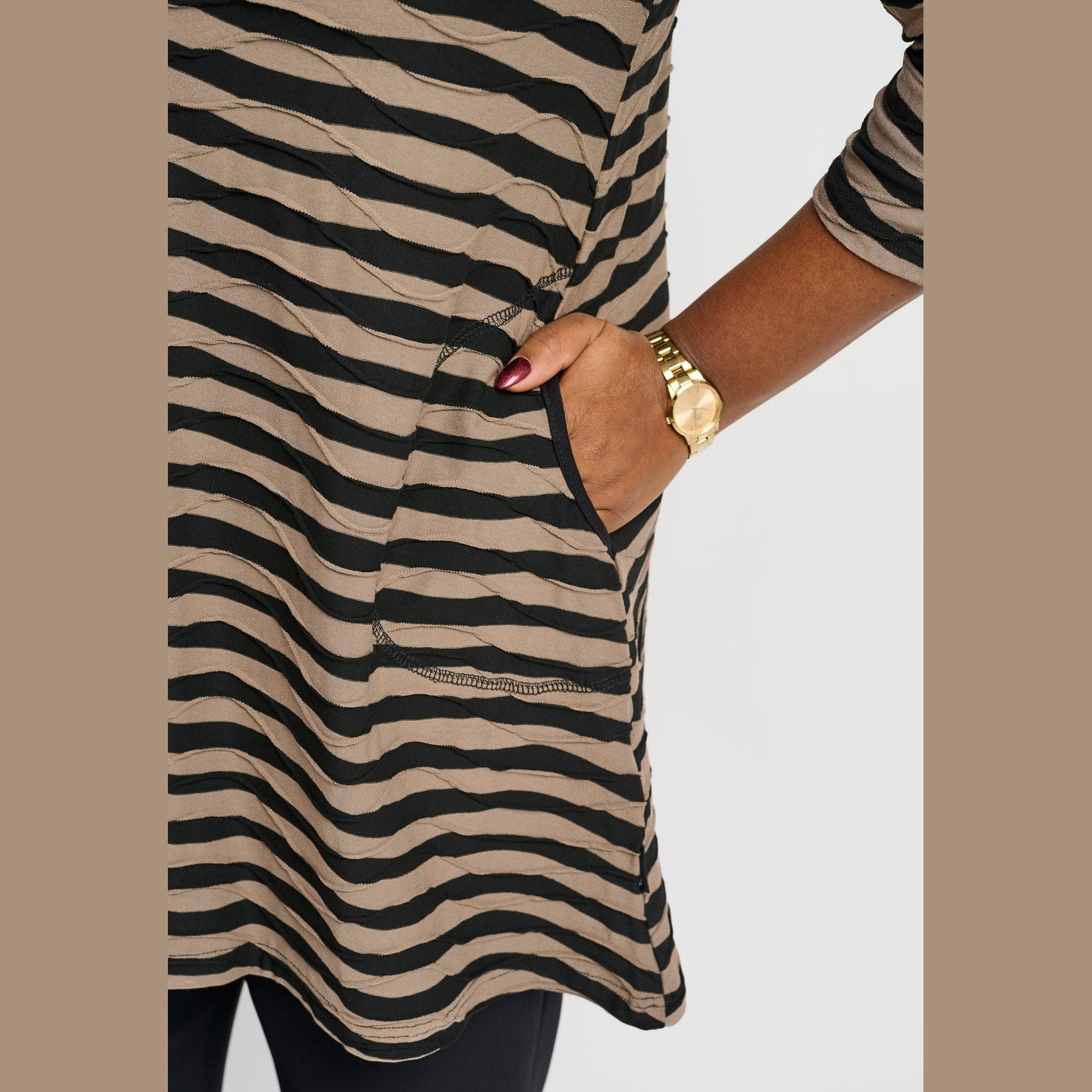 Pont Neuf PNMelina Tunikaer 117 Dark Taupe