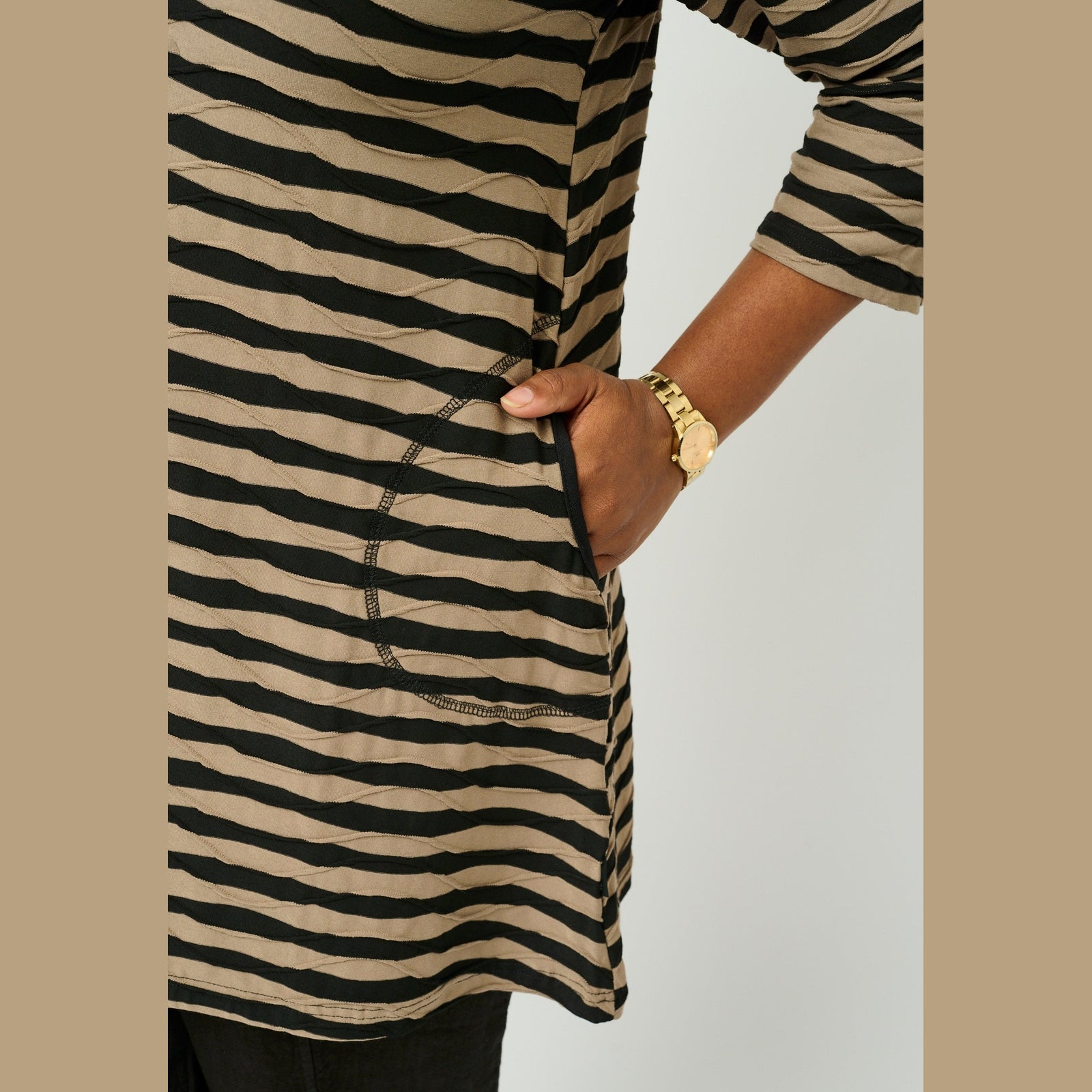 Pont Neuf PNMelina Tunikaer 117 Dark Taupe