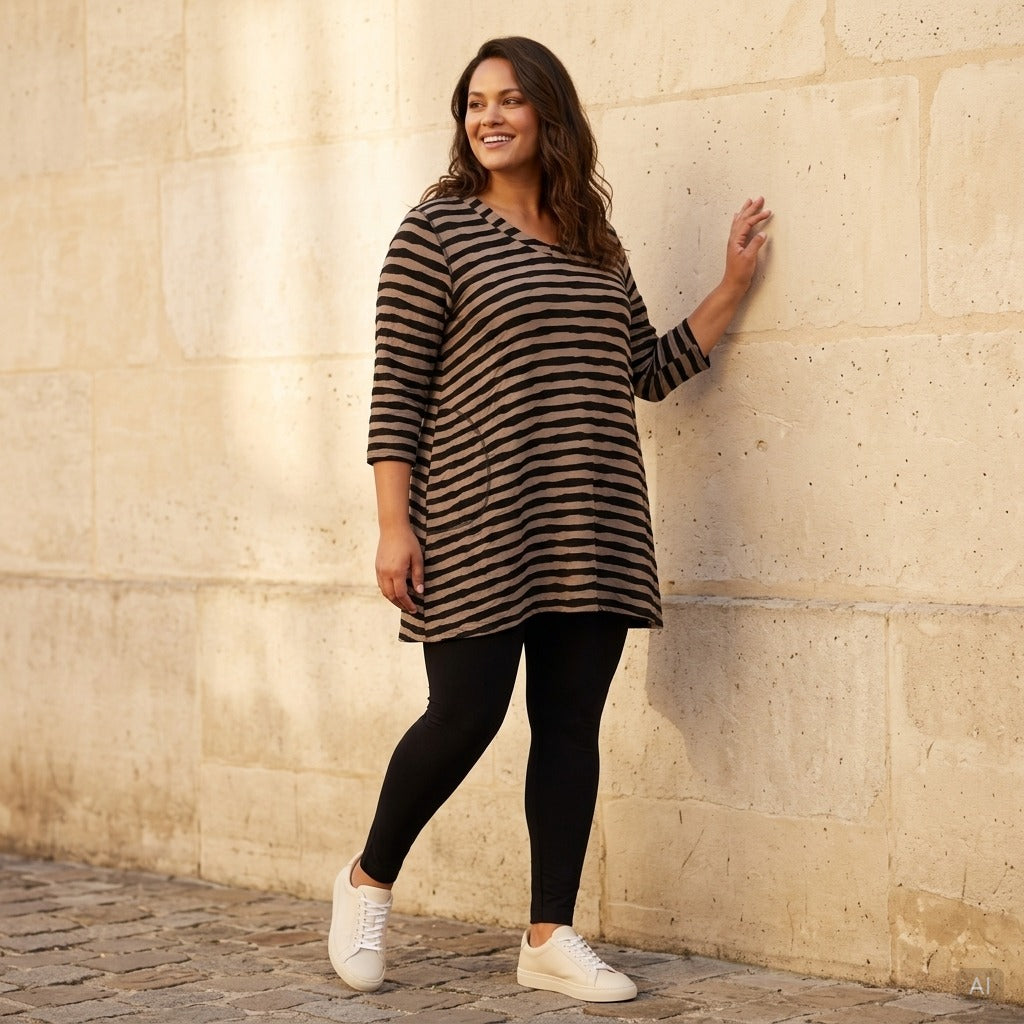 Pont Neuf PNMelina Tunikaer 117 Dark Taupe