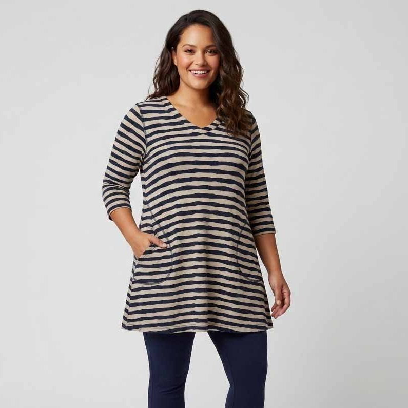 Pont Neuf PNMelina Tunikaer 817 Navy/sand