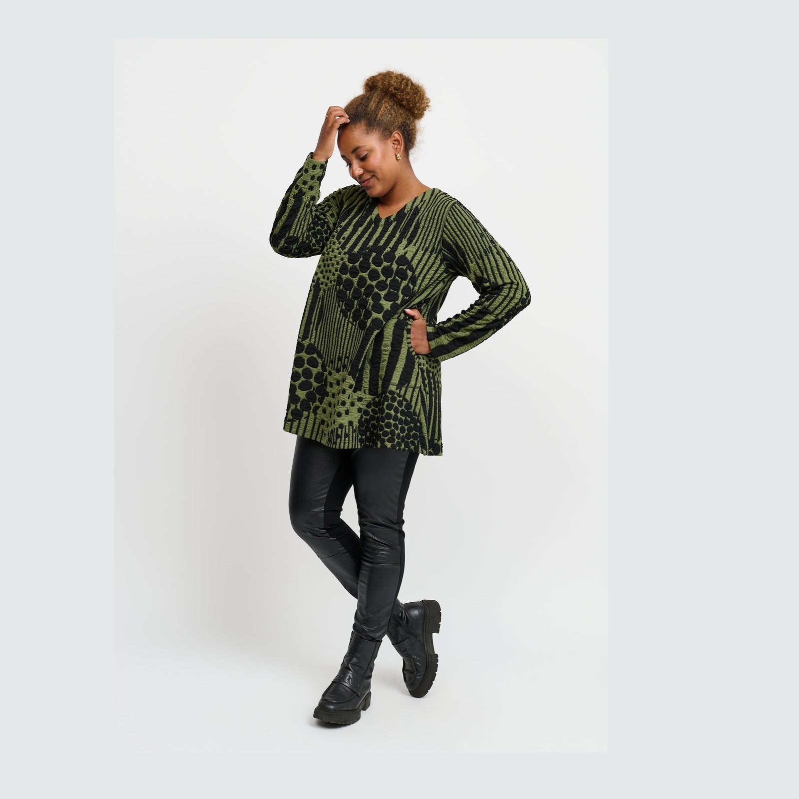 Pont Neuf PNMelina Mie Tunikaer 3620 Forest Green