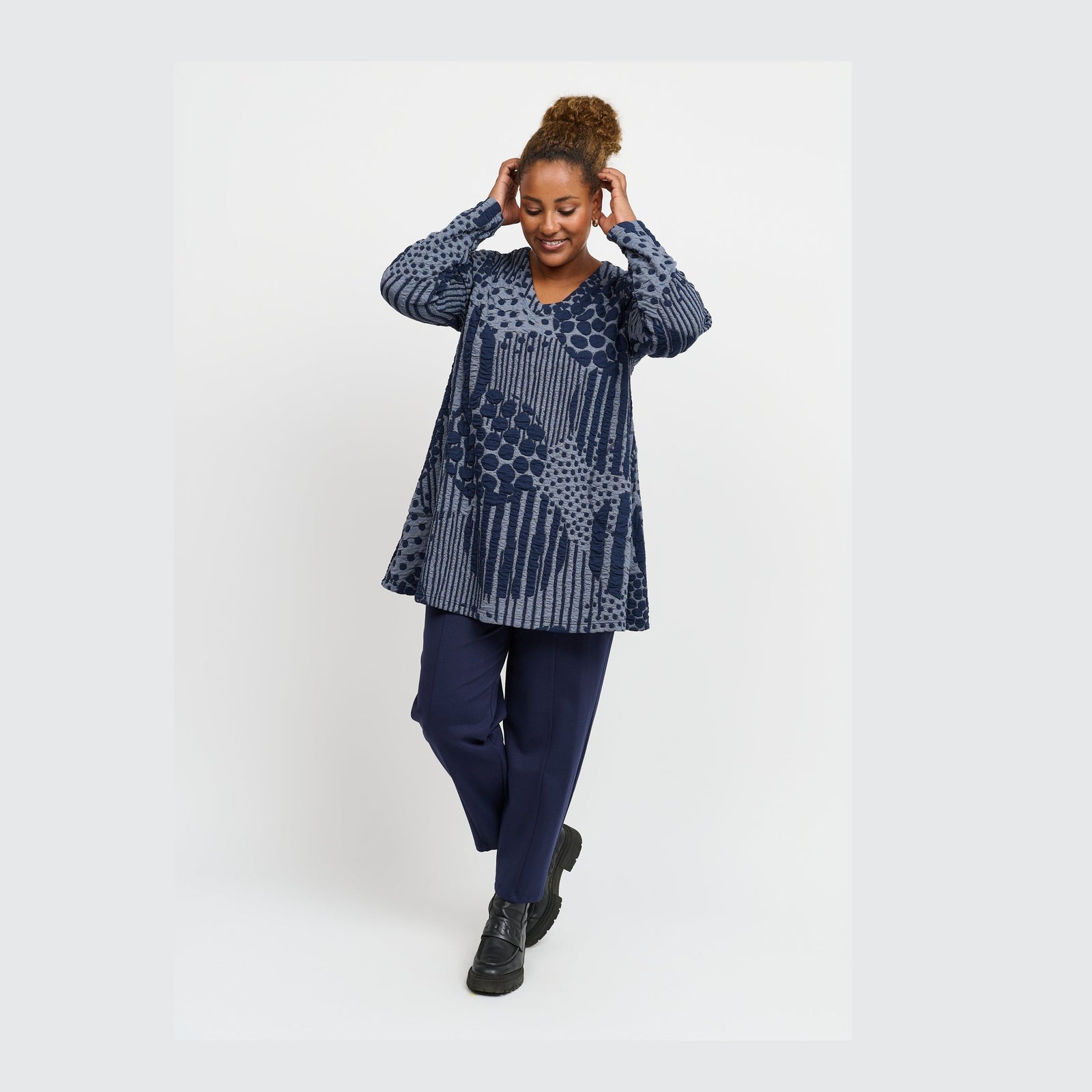 Pont Neuf PNMelina Mie Tunikaer 5555 Steel Blue