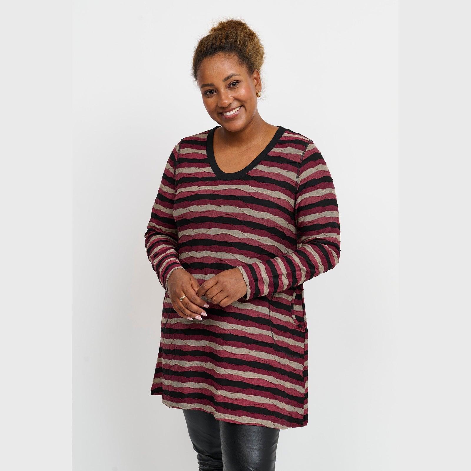 Pont Neuf PNMelina Mie Tunikaer 2999 BORDEAUX RED