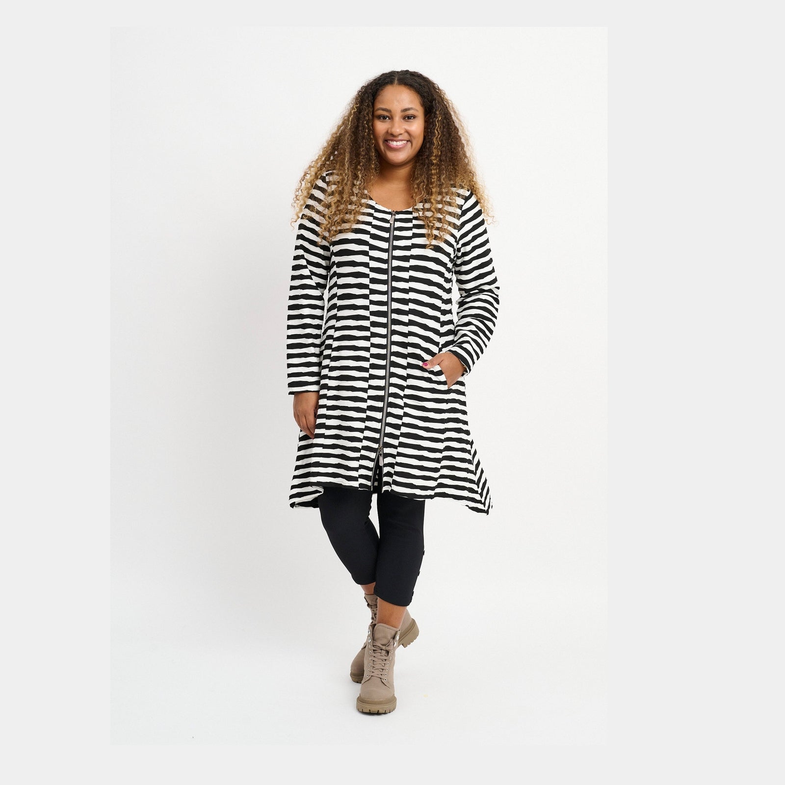 Pont Neuf PNMelissa Cardigan 805 Black/white 