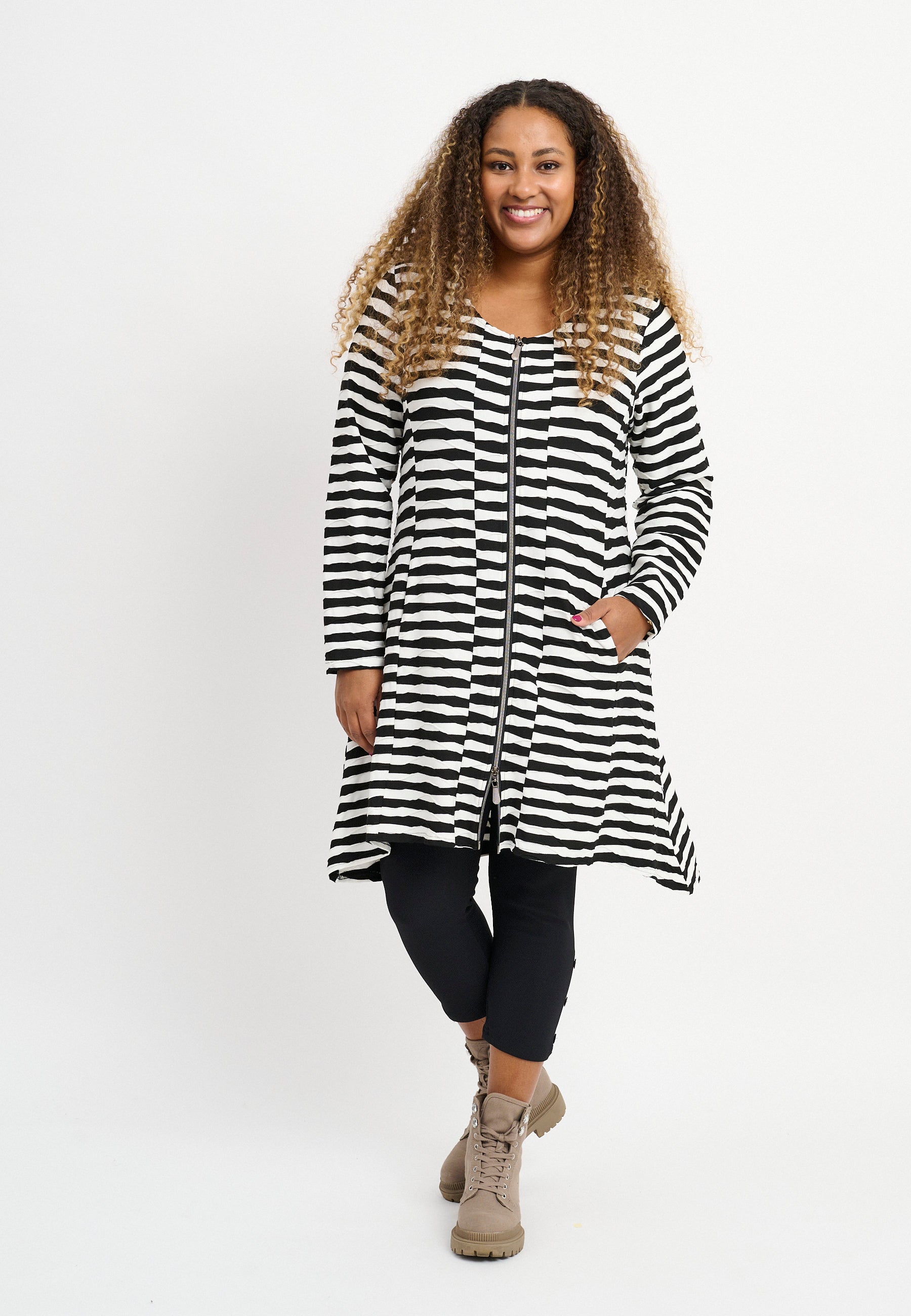 Pont Neuf PNMelissa Cardigan 805 Black/white 