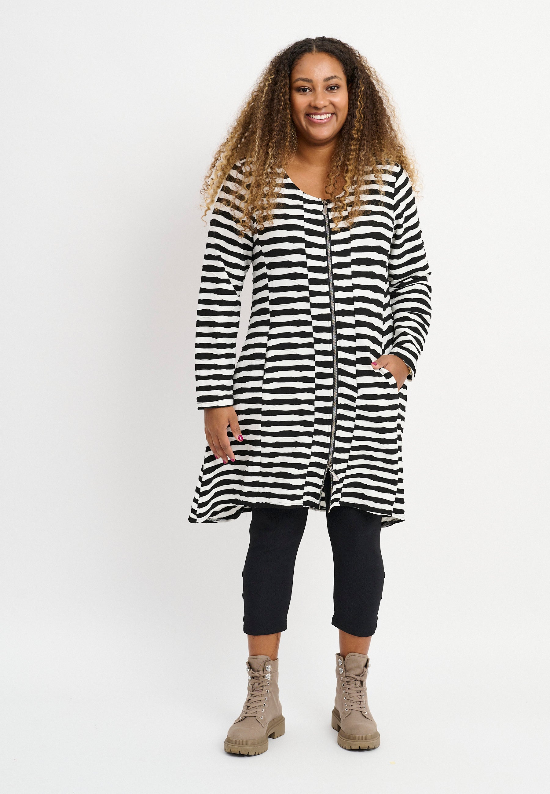 Pont Neuf PNMelissa Cardigan 805 Black/white 
