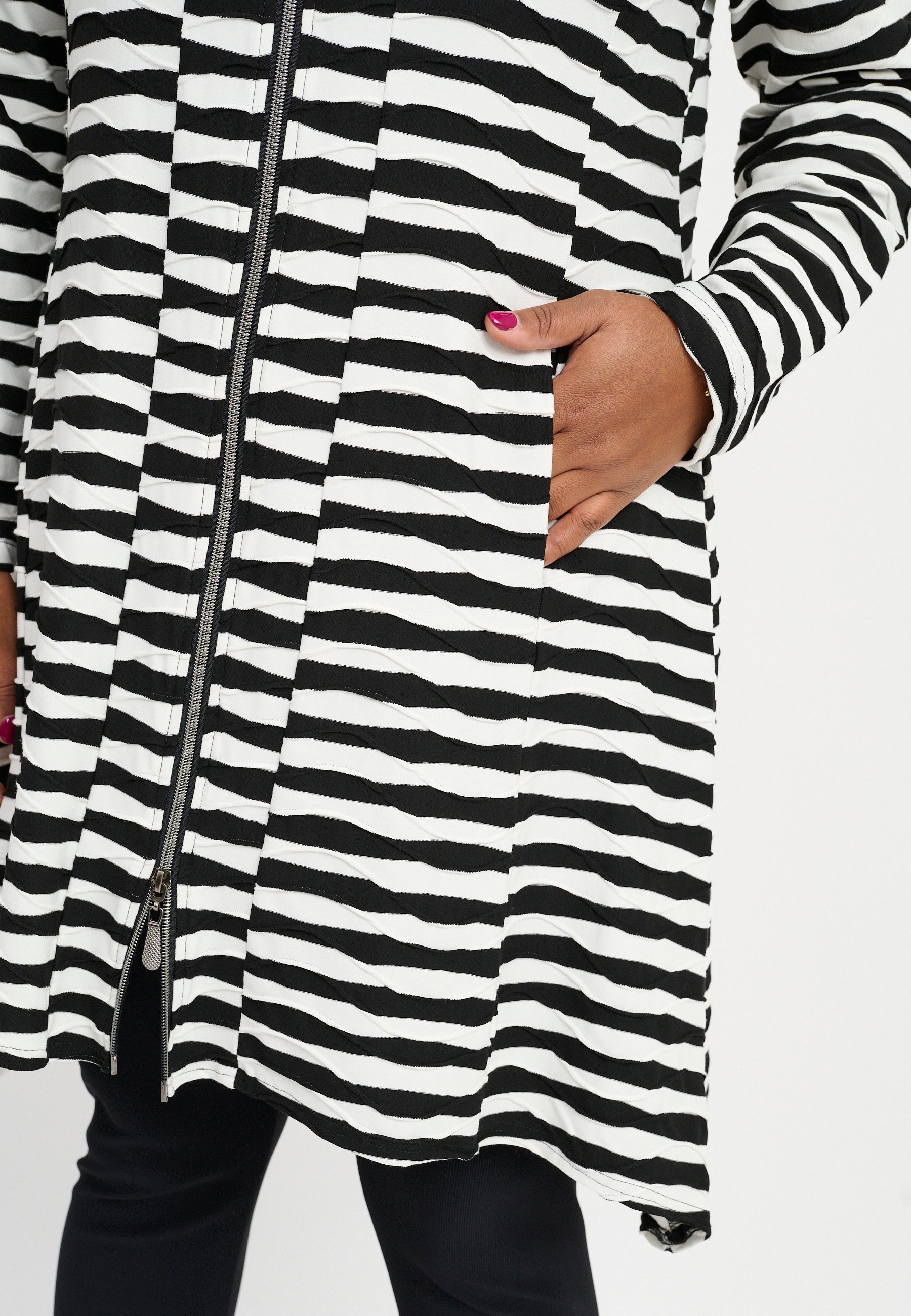 Pont Neuf PNMelissa Cardigan 805 Black/white 