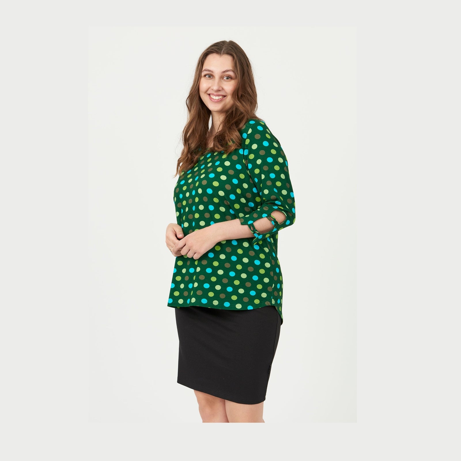 Pont Neuf PNMelly Bluser 074 Bottle Green