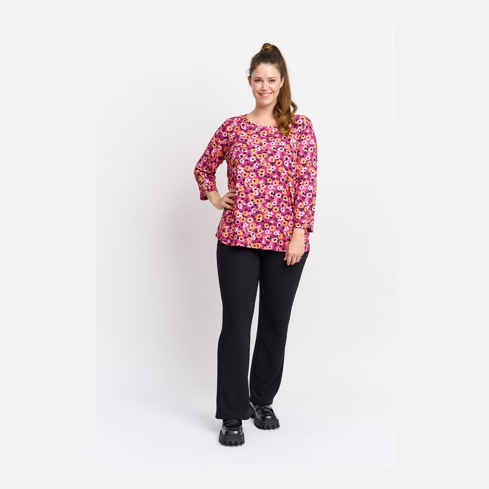 Pont Neuf PNMelly Bluser 163 Fuchsia