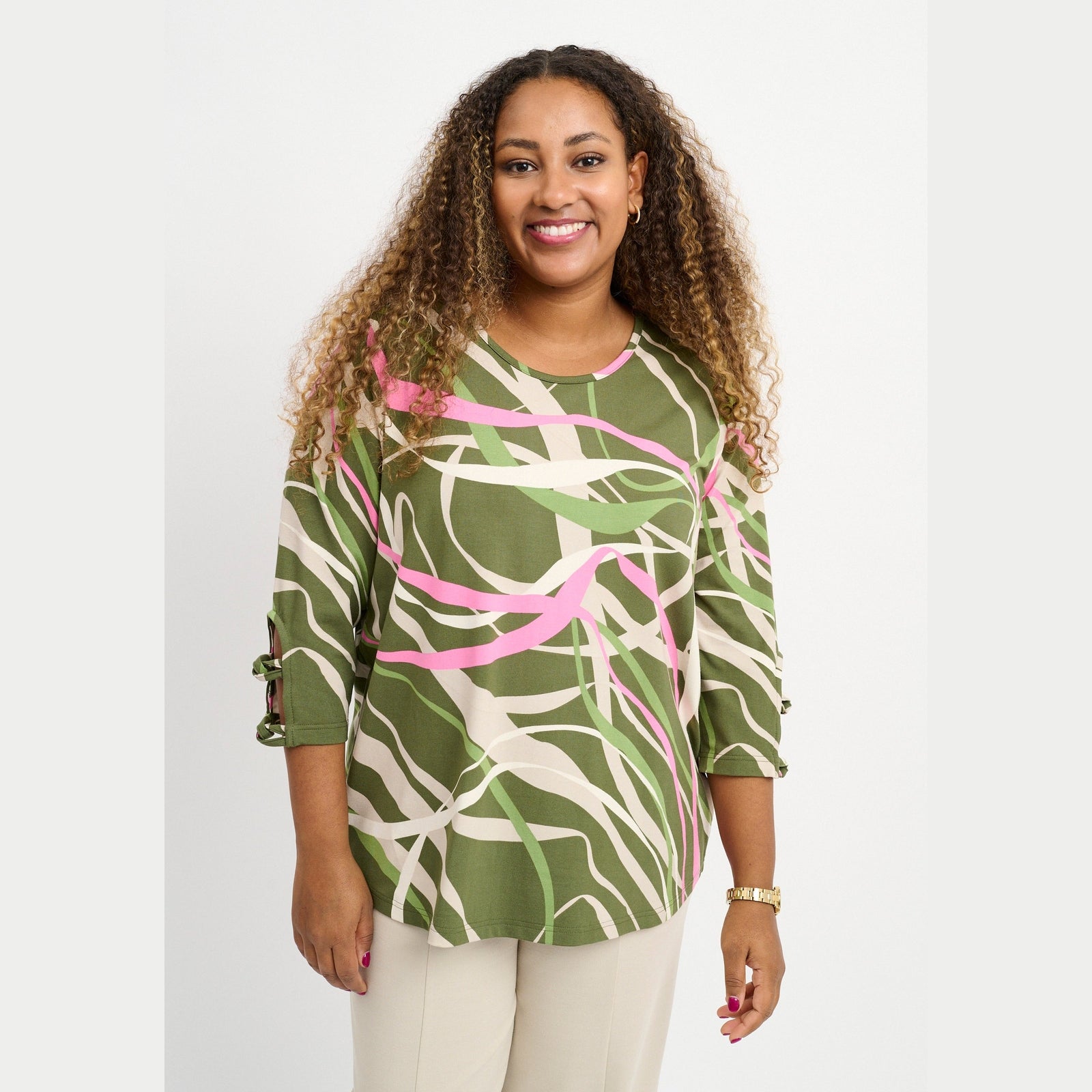 Pont Neuf PNMelly Bluser 3506 Khaki Green