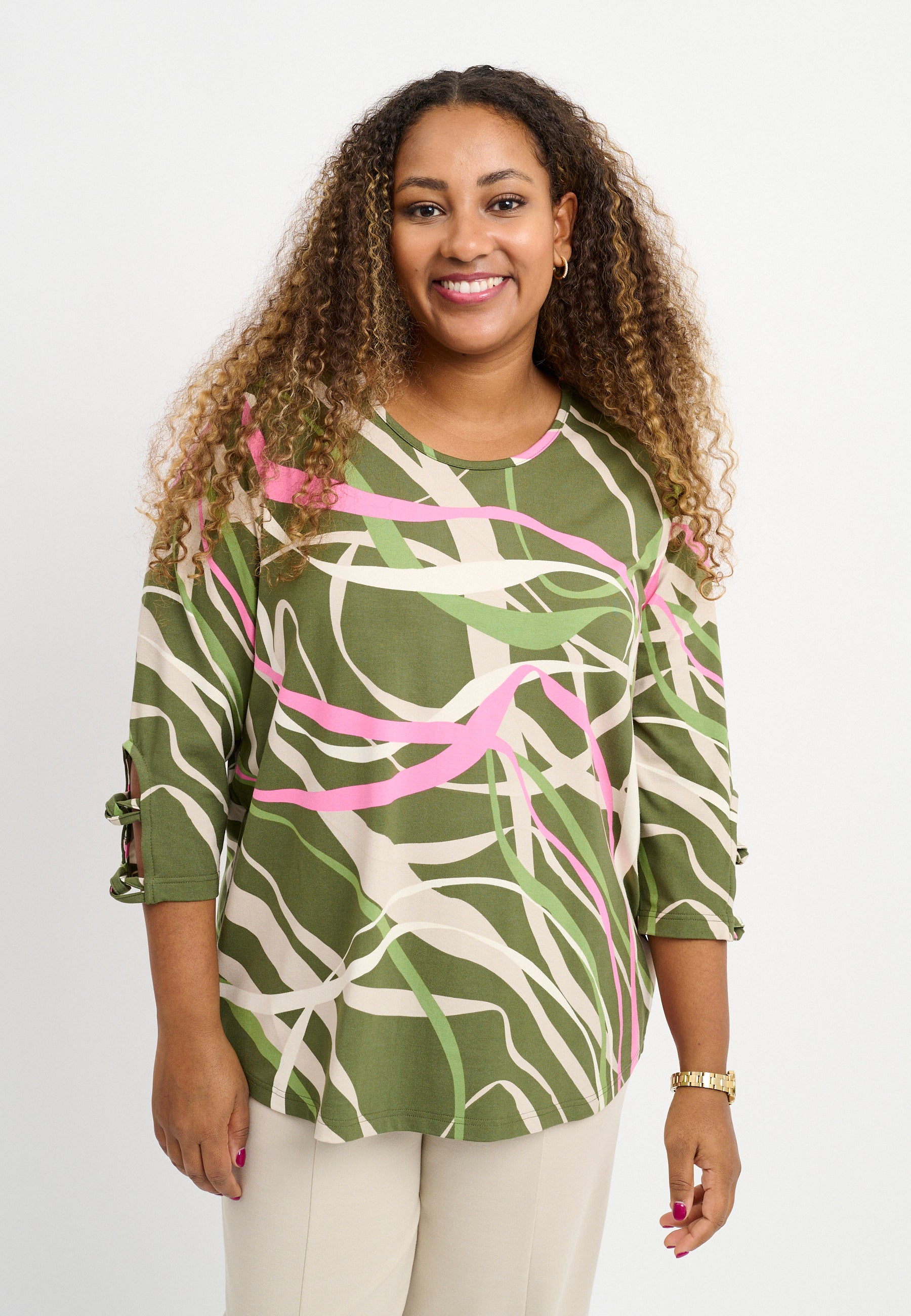 Pont Neuf PNMelly Bluser 3506 Khaki Green